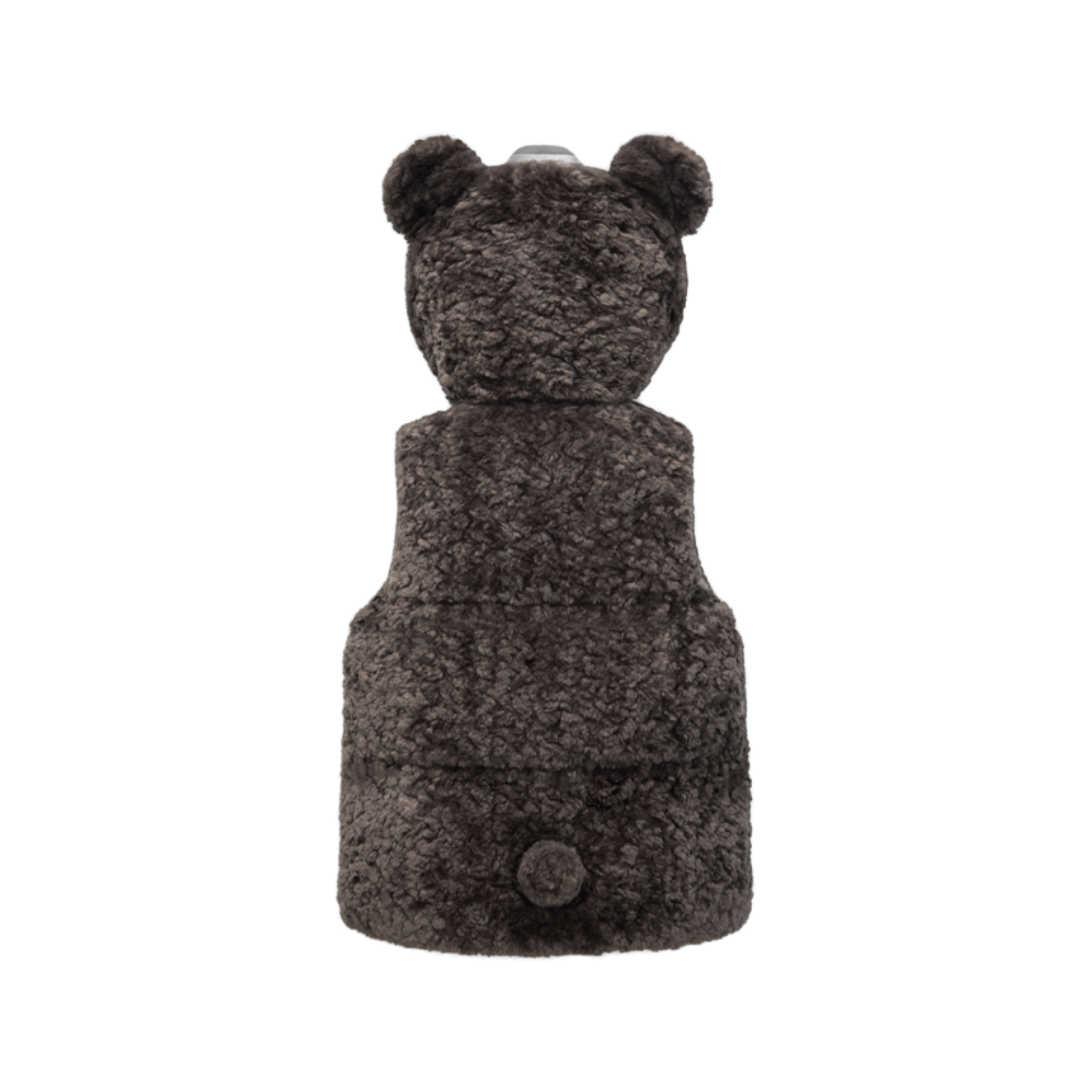 13DE MARZO Transformation Doll Down Vest in Gray | MADAX