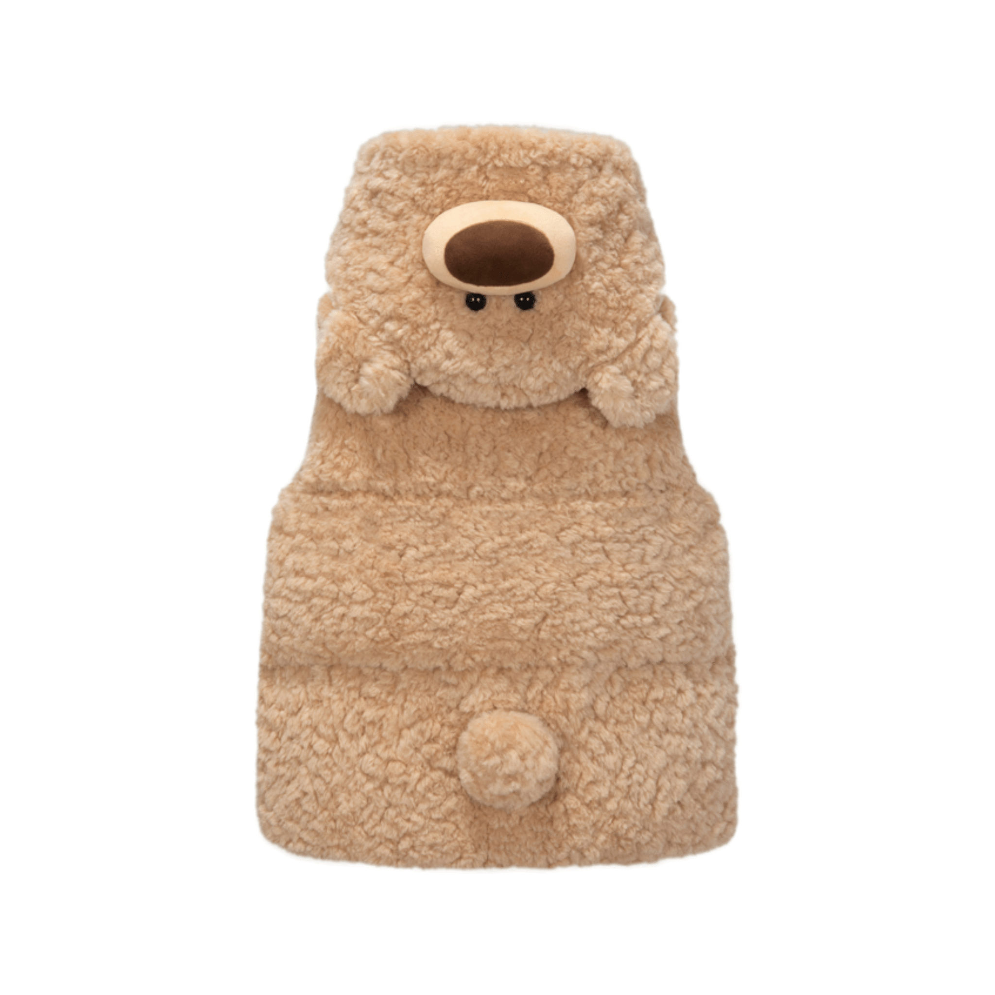 13DE MARZO Transformation Doll Down Vest in Khaki | MADAX