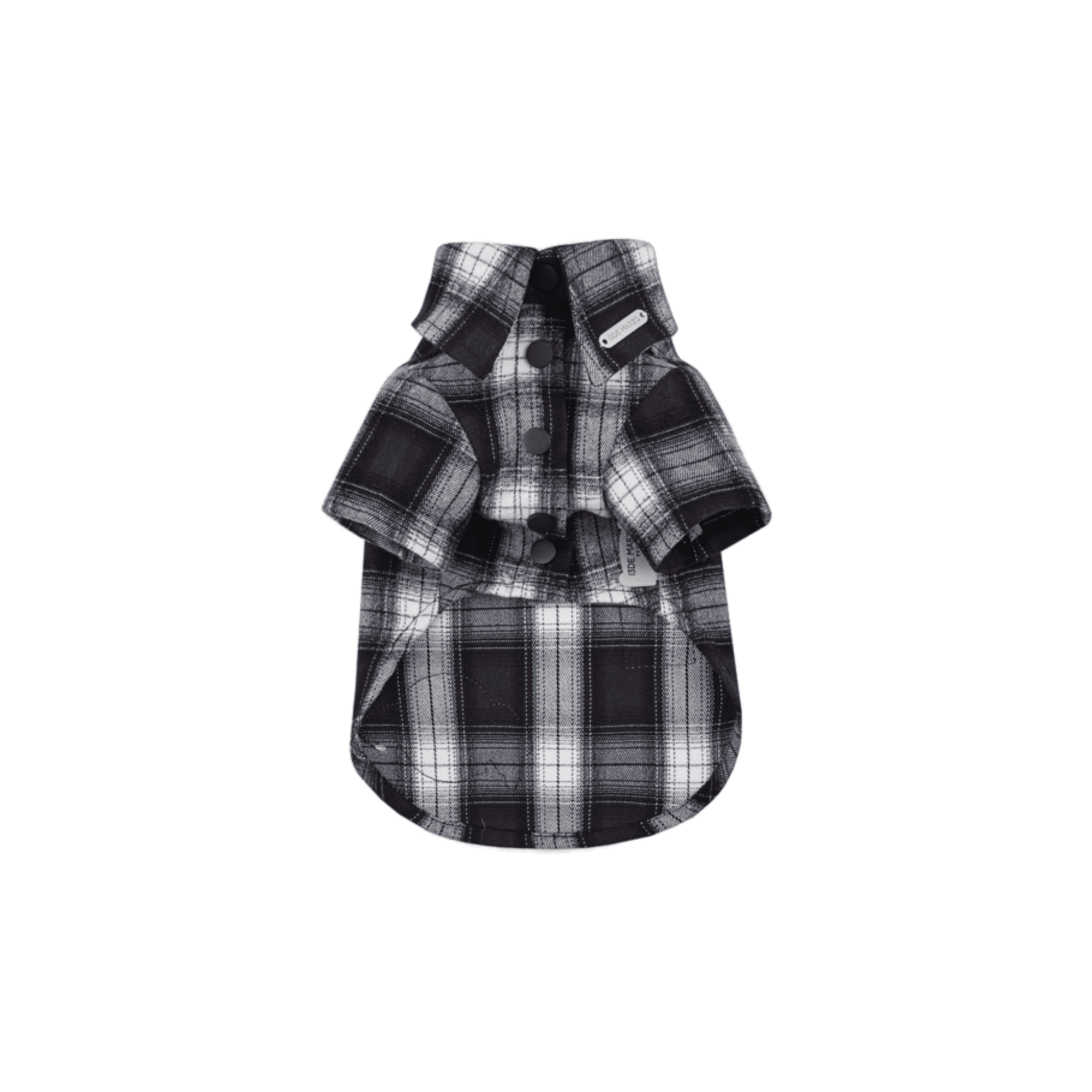 13DE MARZO Travel Bear Pet Shirt in Black | MADAX