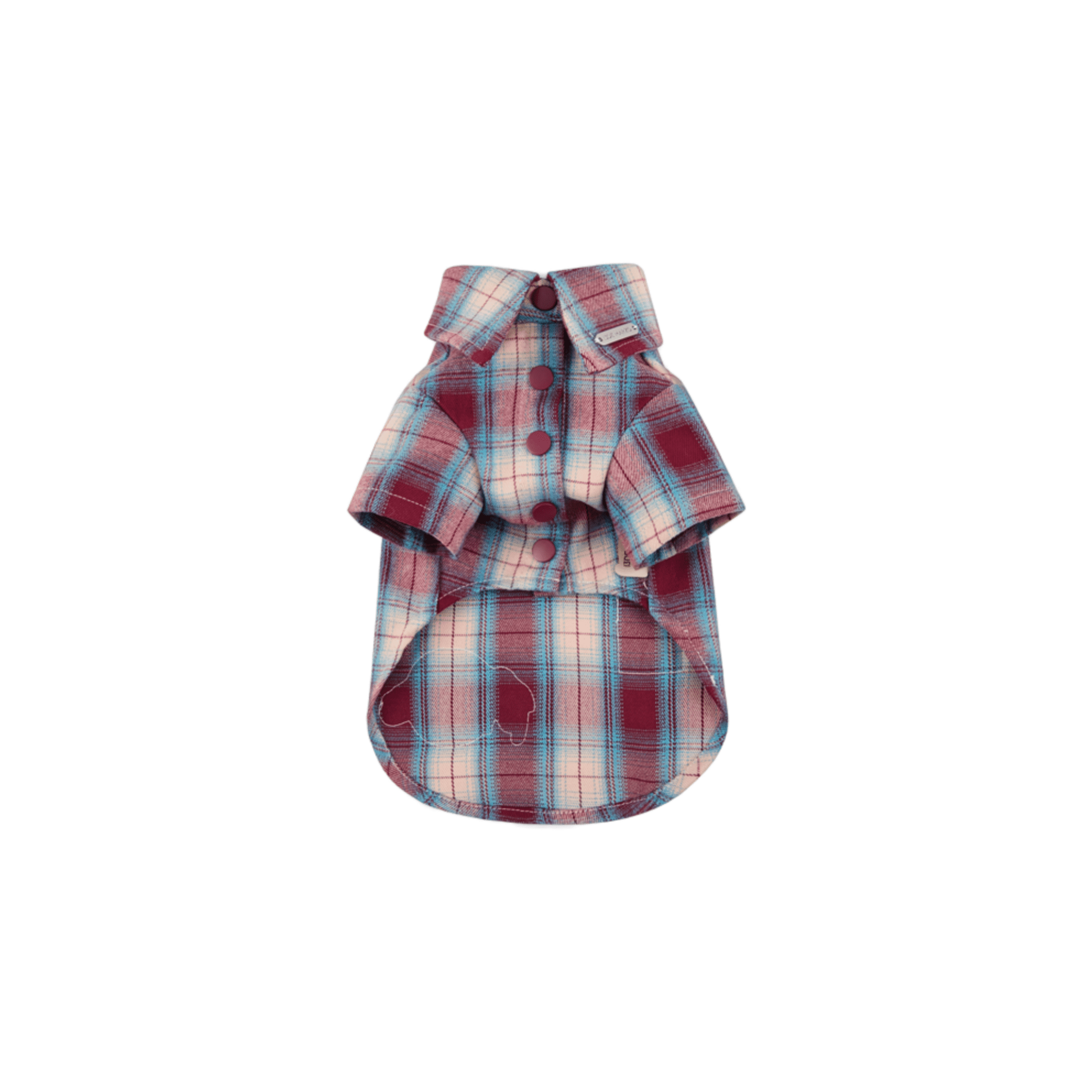 13DE MARZO Travel Bear Pet Shirt in Red | MADAX