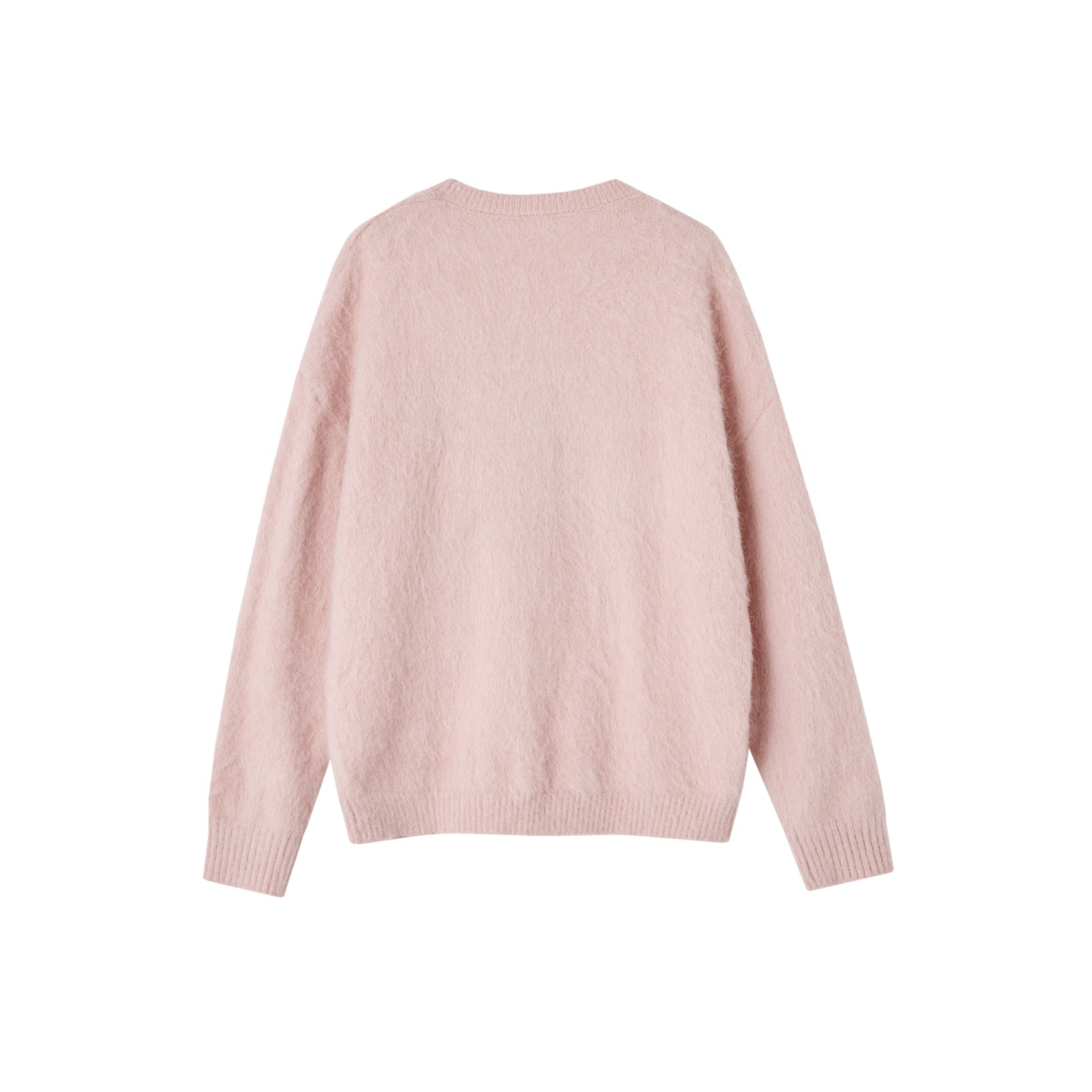 SOMESOWE Tsundere Puppy Crew Neck Sweater in Pink | MADAX