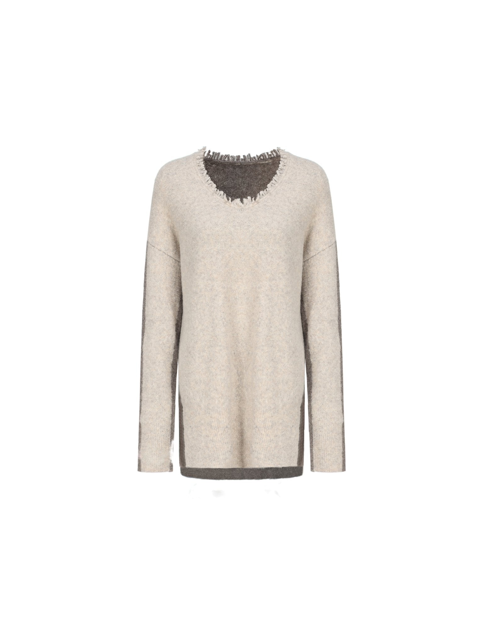 ELYWOOD Two Color Sweater | MADAX