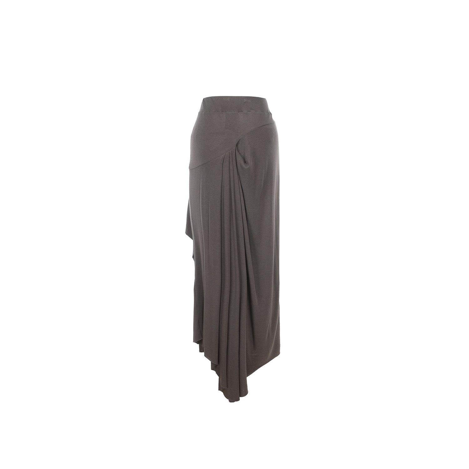 ELYWOOD Vampire Gray Swing Knitted Maxi Skirt | MADAX