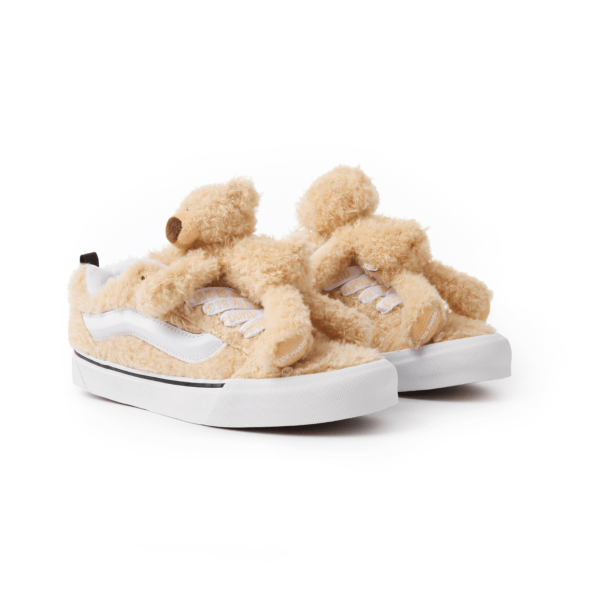 13DE MARZO VANS Collaboration Plush Canvas Shoes in Khaki | MADAX