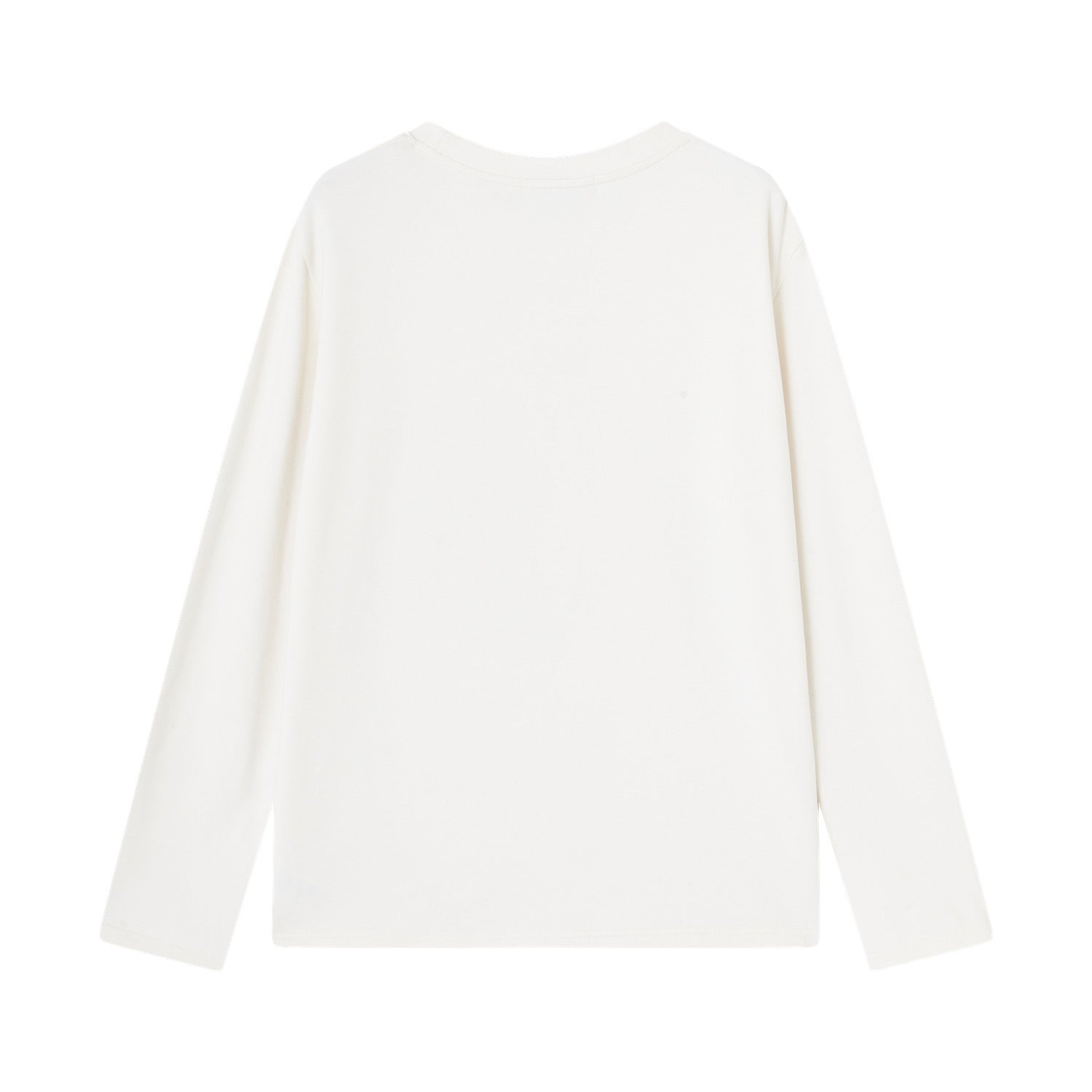 SOMESOWE Velvet Deer Long - Sleeved T-Shirt In Beige | MADAX