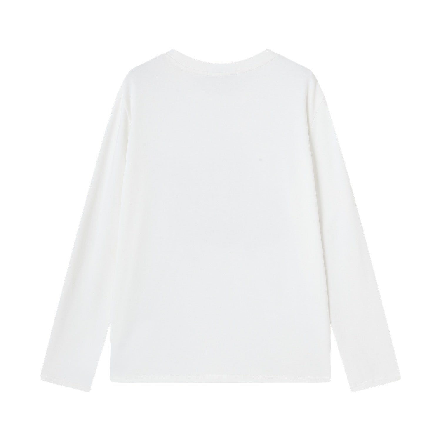 SOMESOWE Velvet Deer Long - Sleeved T-Shirt In Footprint White | MADAX
