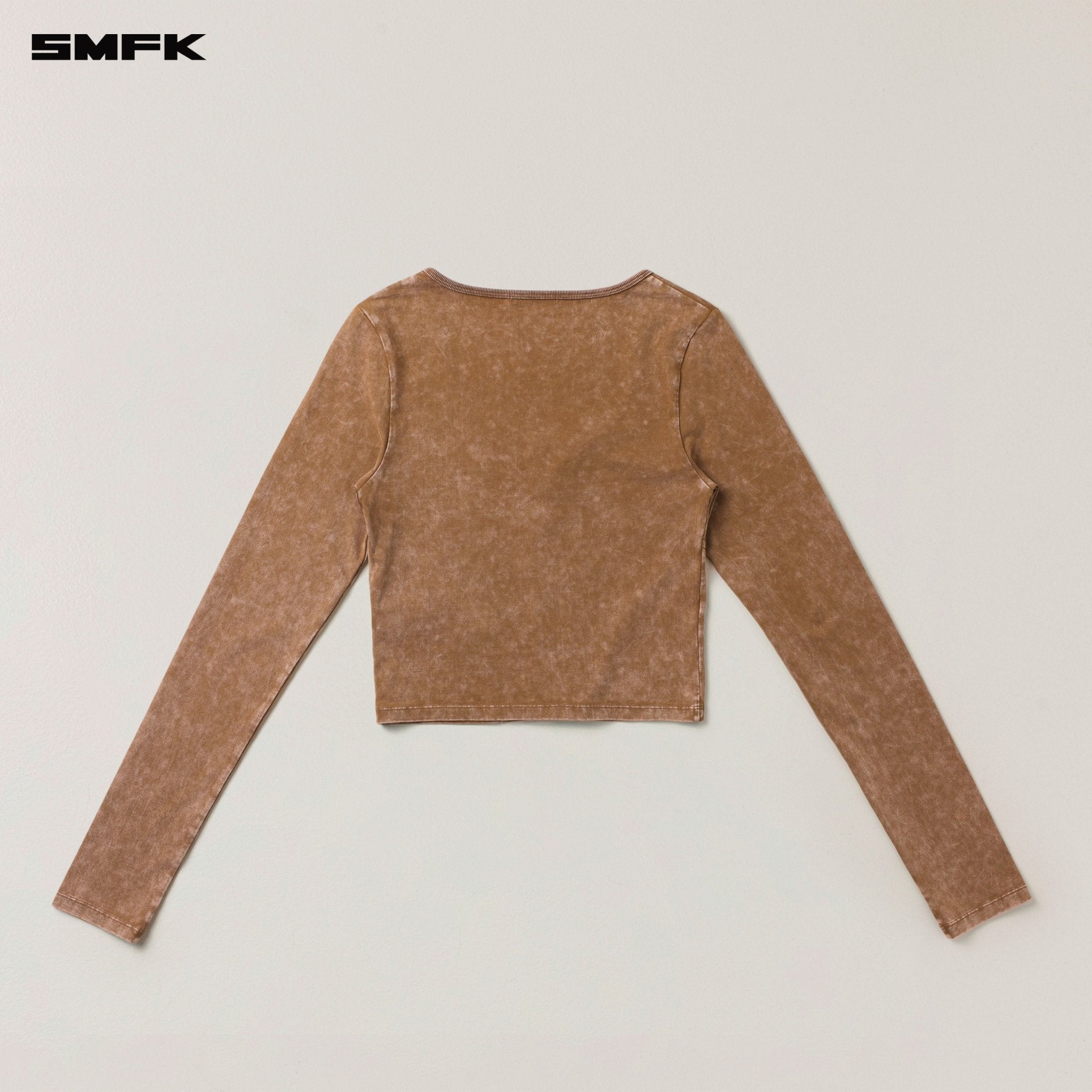 SMFK Vintage Hurricane Fade Body Cardigan In Brown | MADAX