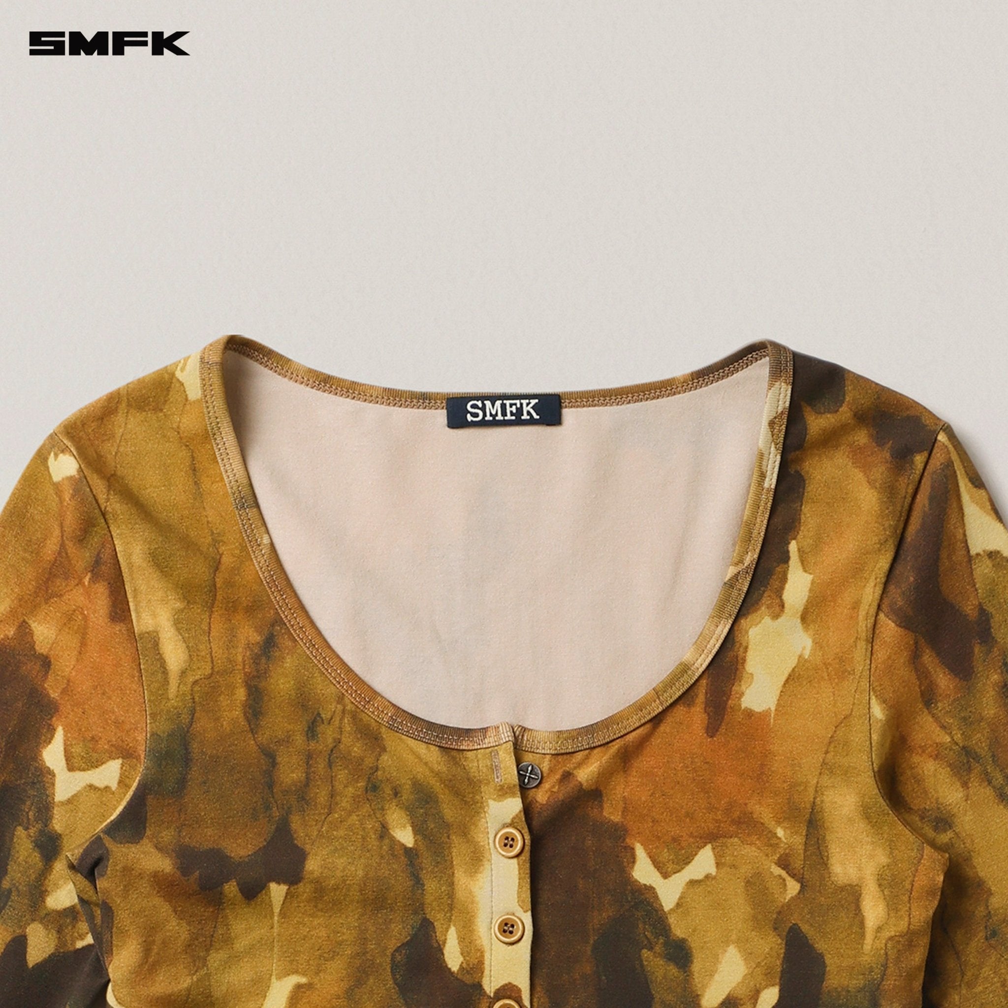 SMFK Vintage Hurricane Fade Body Cardigan In Chinese Ink Camouflage | MADAX