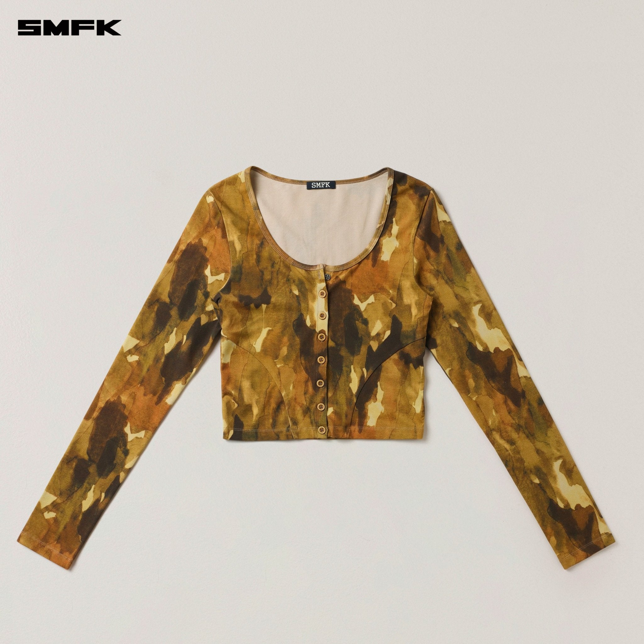 SMFK Vintage Hurricane Fade Body Cardigan In Chinese Ink Camouflage | MADAX