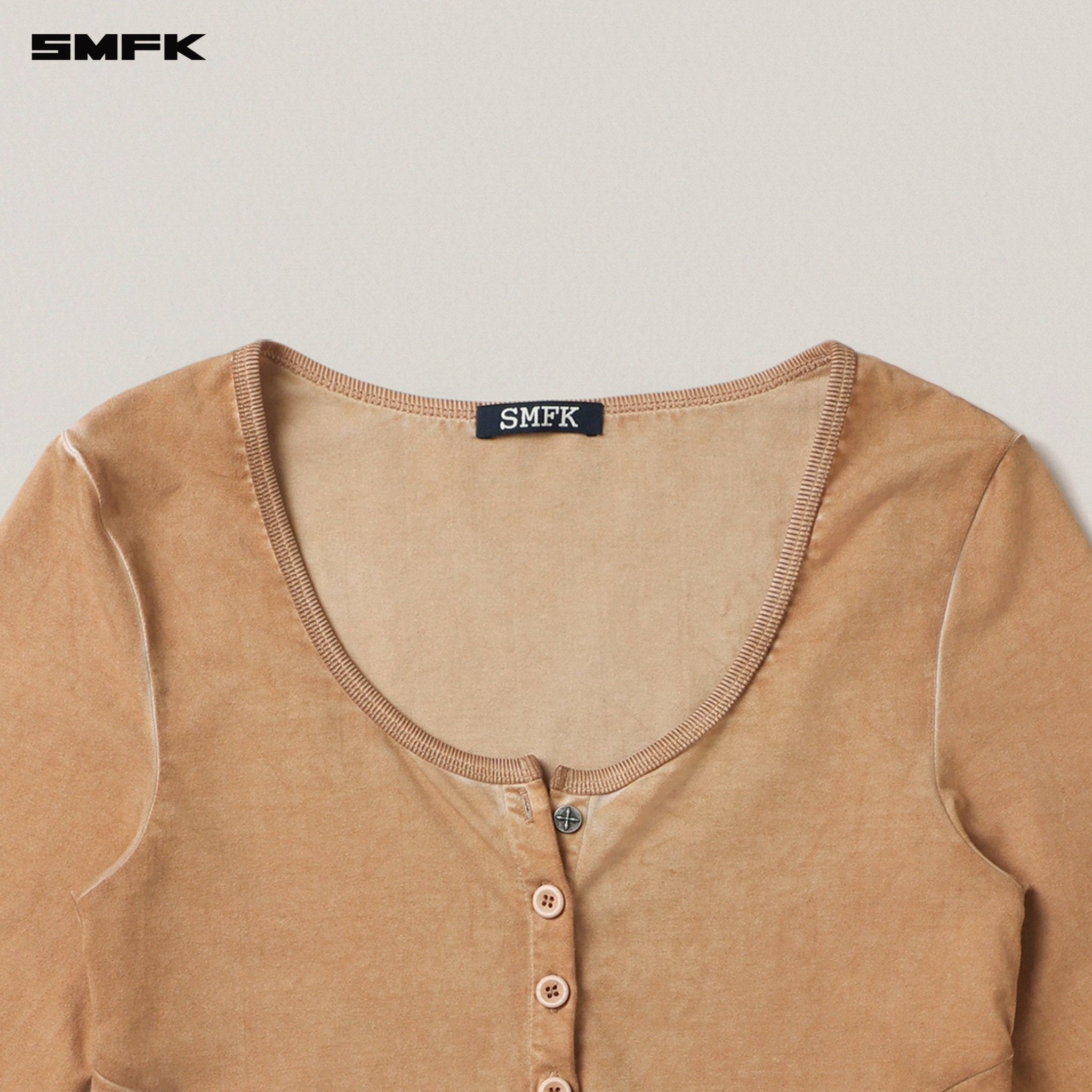 SMFK Vintage Hurricane Fade Body Cardigan In Desert | MADAX