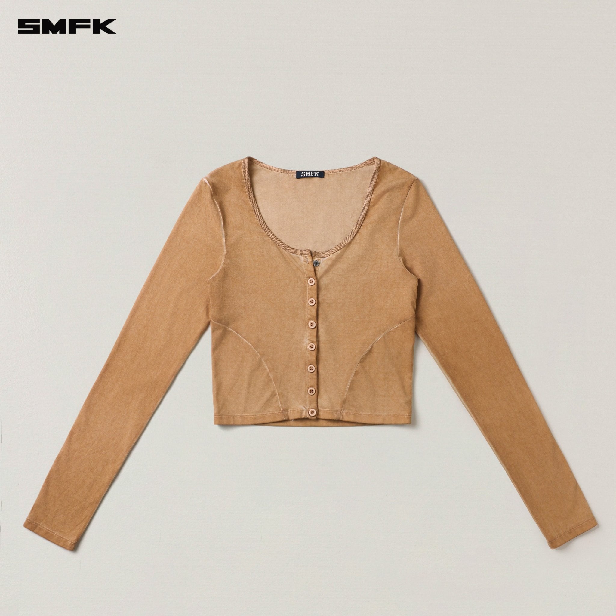 SMFK Vintage Hurricane Fade Body Cardigan In Desert | MADAX