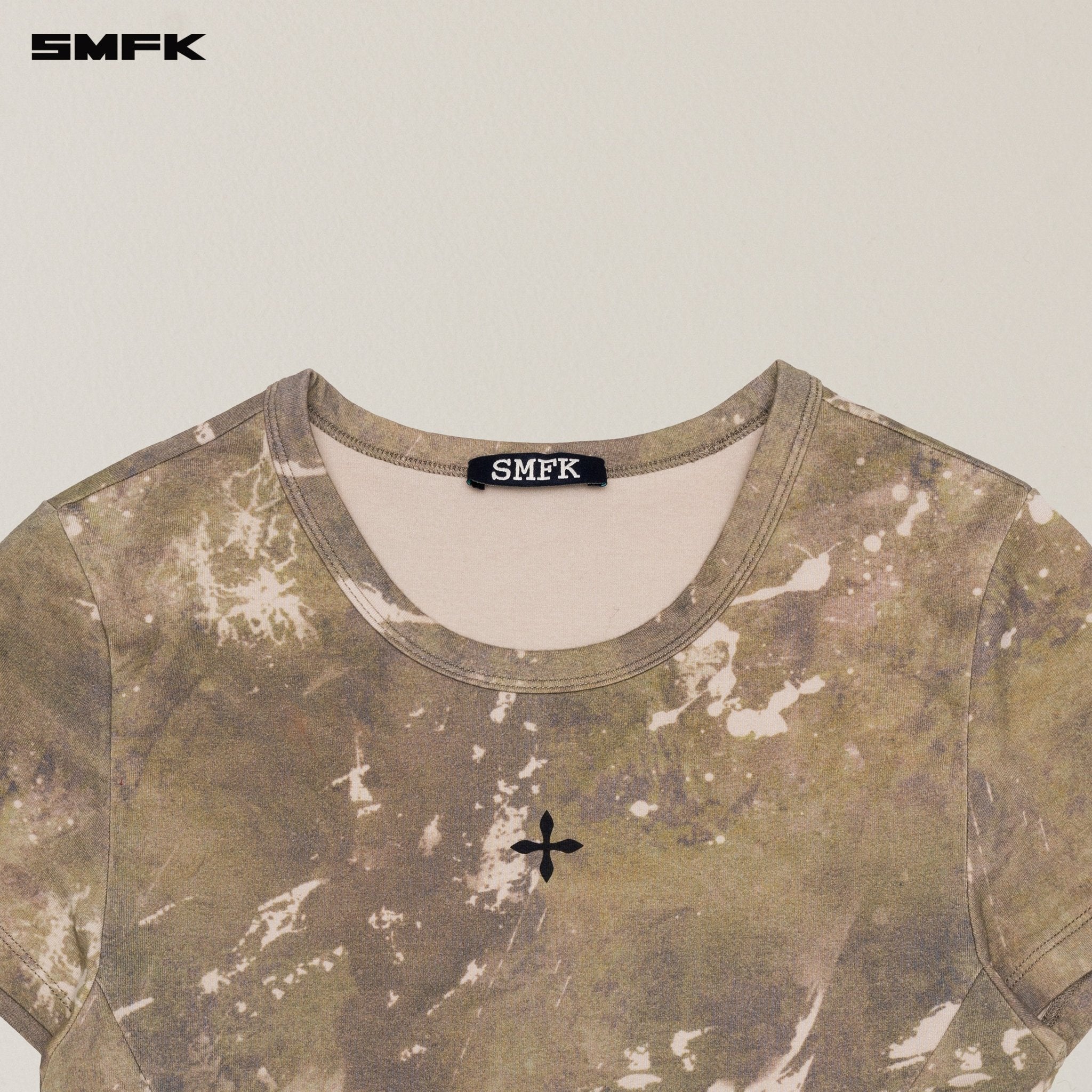 SMFK Vintage Hurricane Fade Body Tee In Camouflage | MADAX