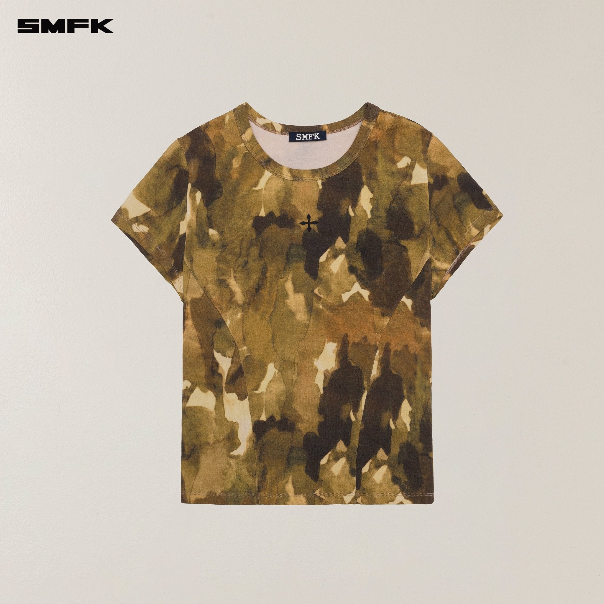 SMFK Vintage Hurricane Fade Body Tee In Chinese Ink Camouflage | MADAX
