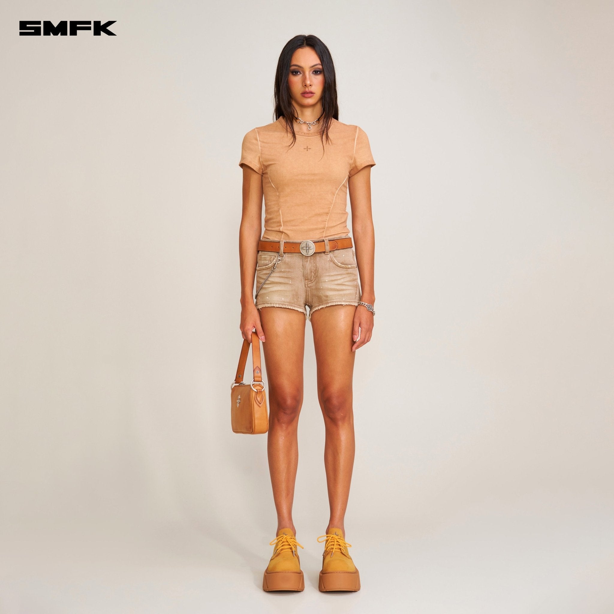 SMFK Vintage Hurricane Fade Body Tee In Desert | MADAX