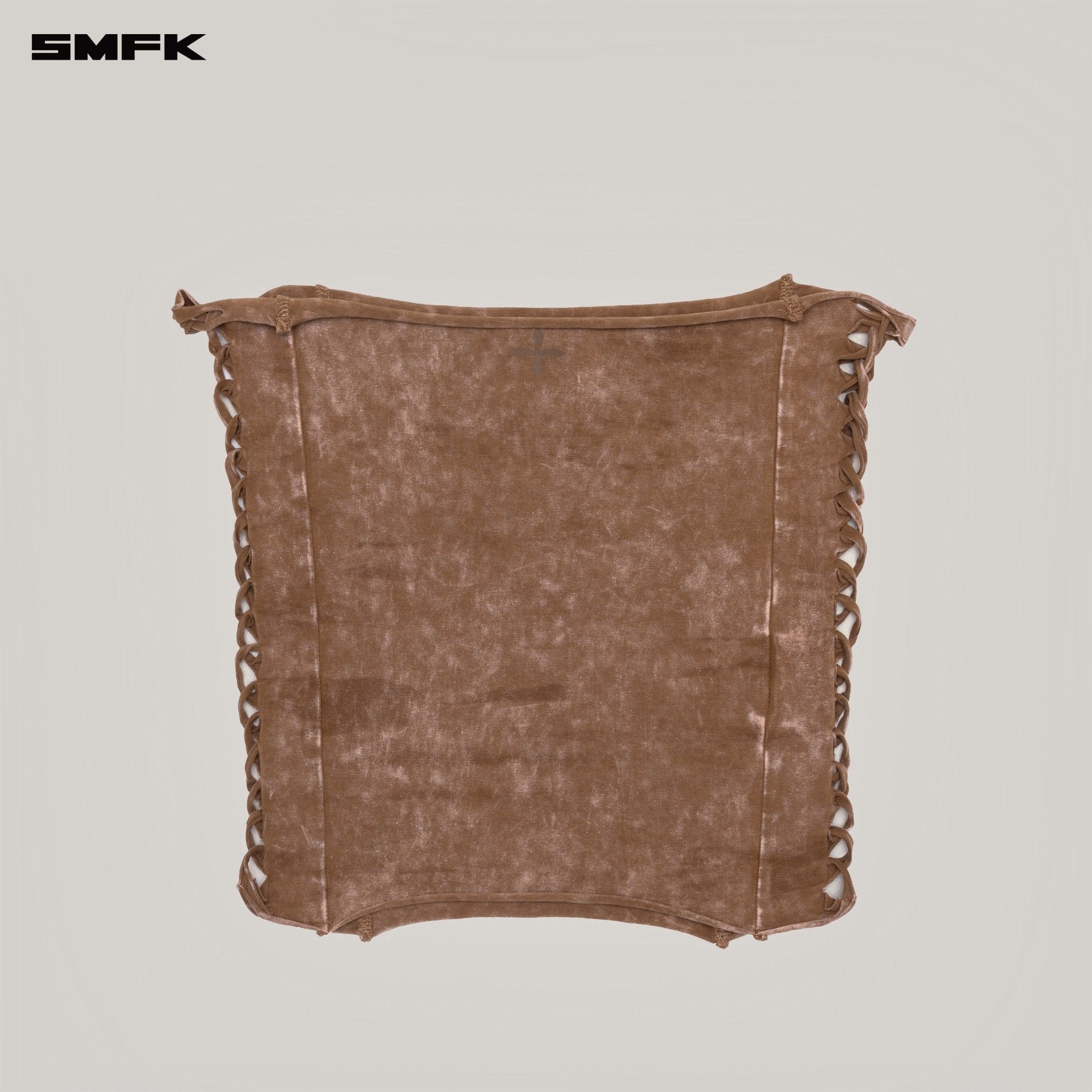 SMFK Vintage Hurricane Fade Hand Woven Bustier In Brown | MADAX