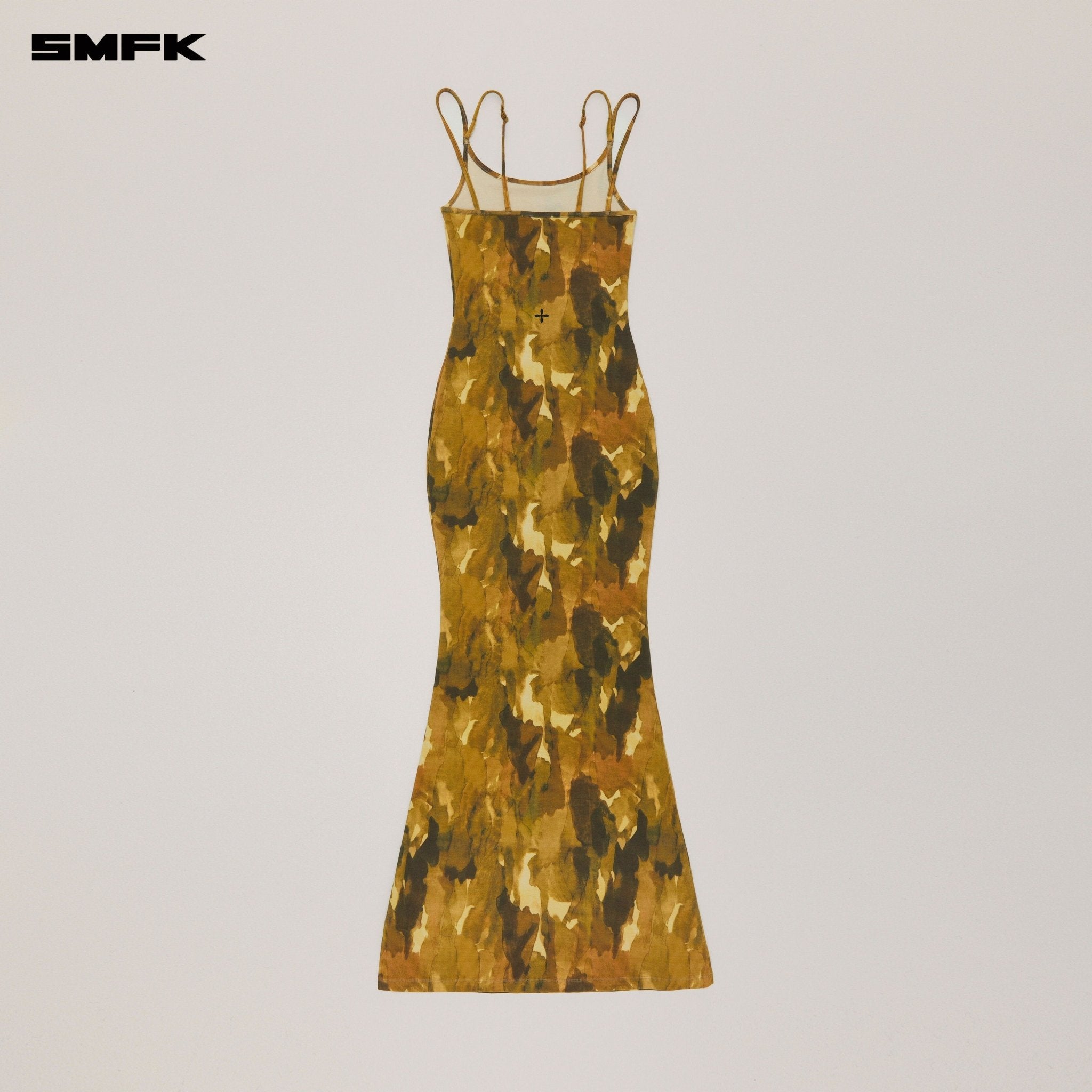 SMFK Vintage Hurricane Fade Long Dress In Chinese Ink Camouflage | MADAX