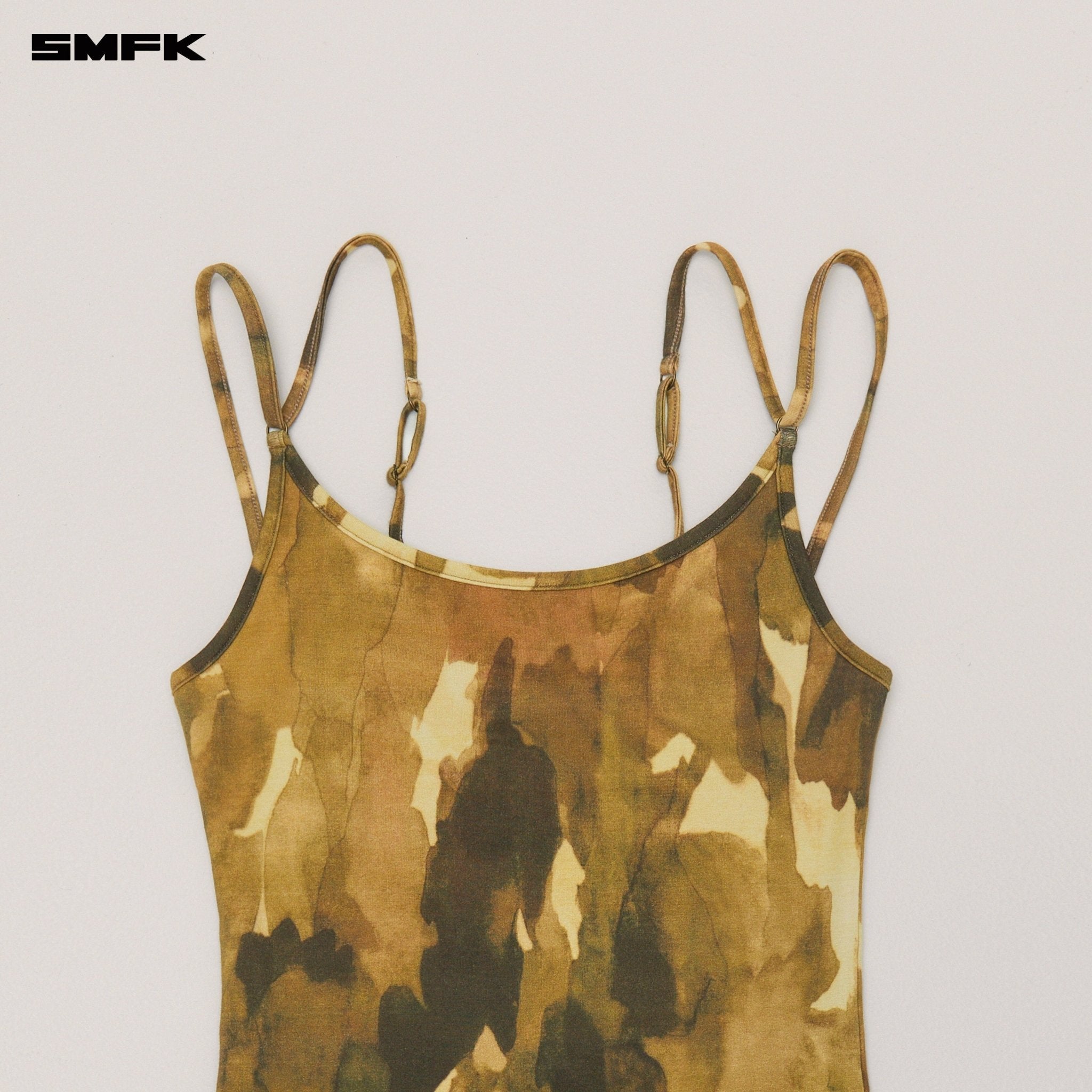 SMFK Vintage Hurricane Fade Short Dress In Chinese Ink Camouflage | MADAX