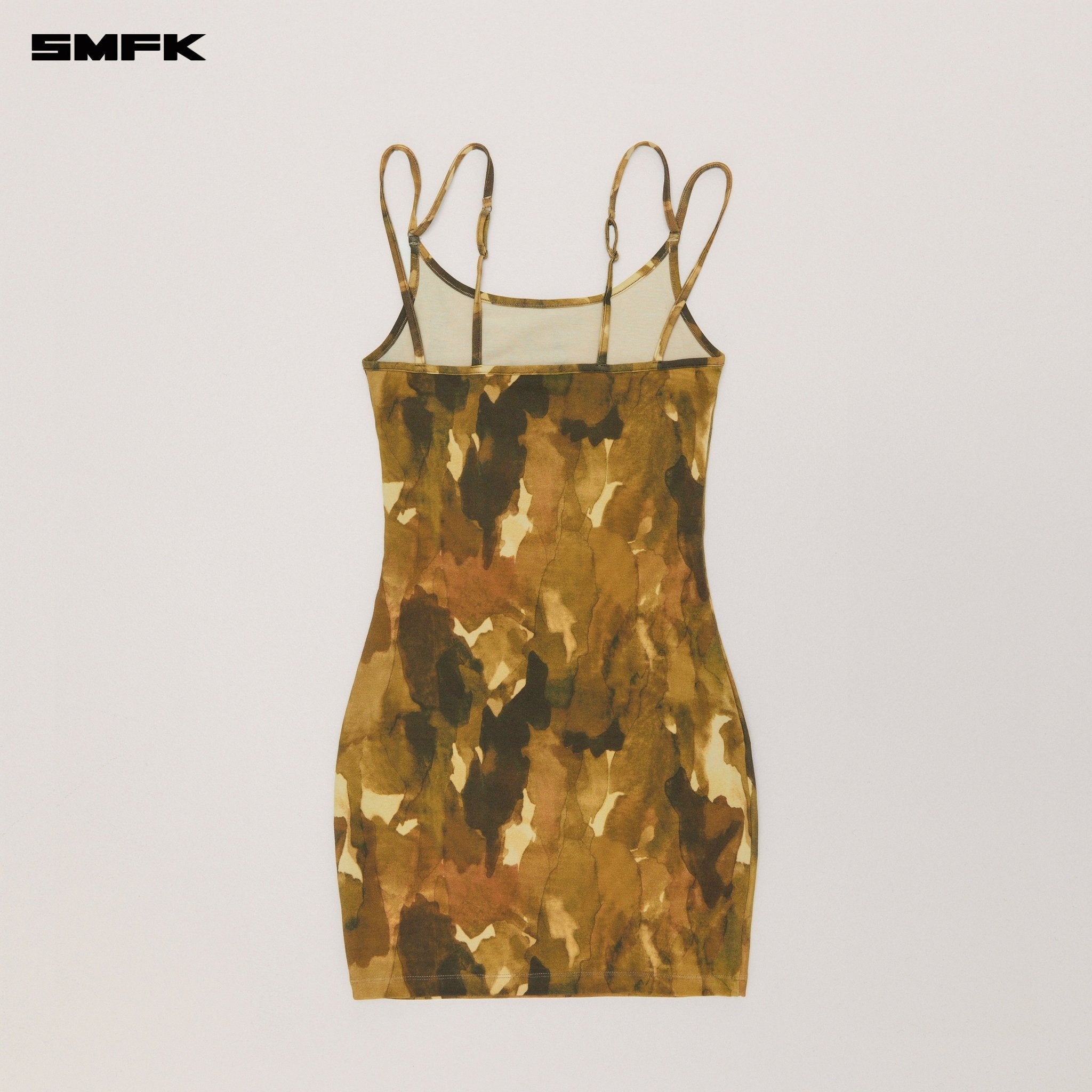 SMFK Vintage Hurricane Fade Short Dress In Chinese Ink Camouflage | MADAX