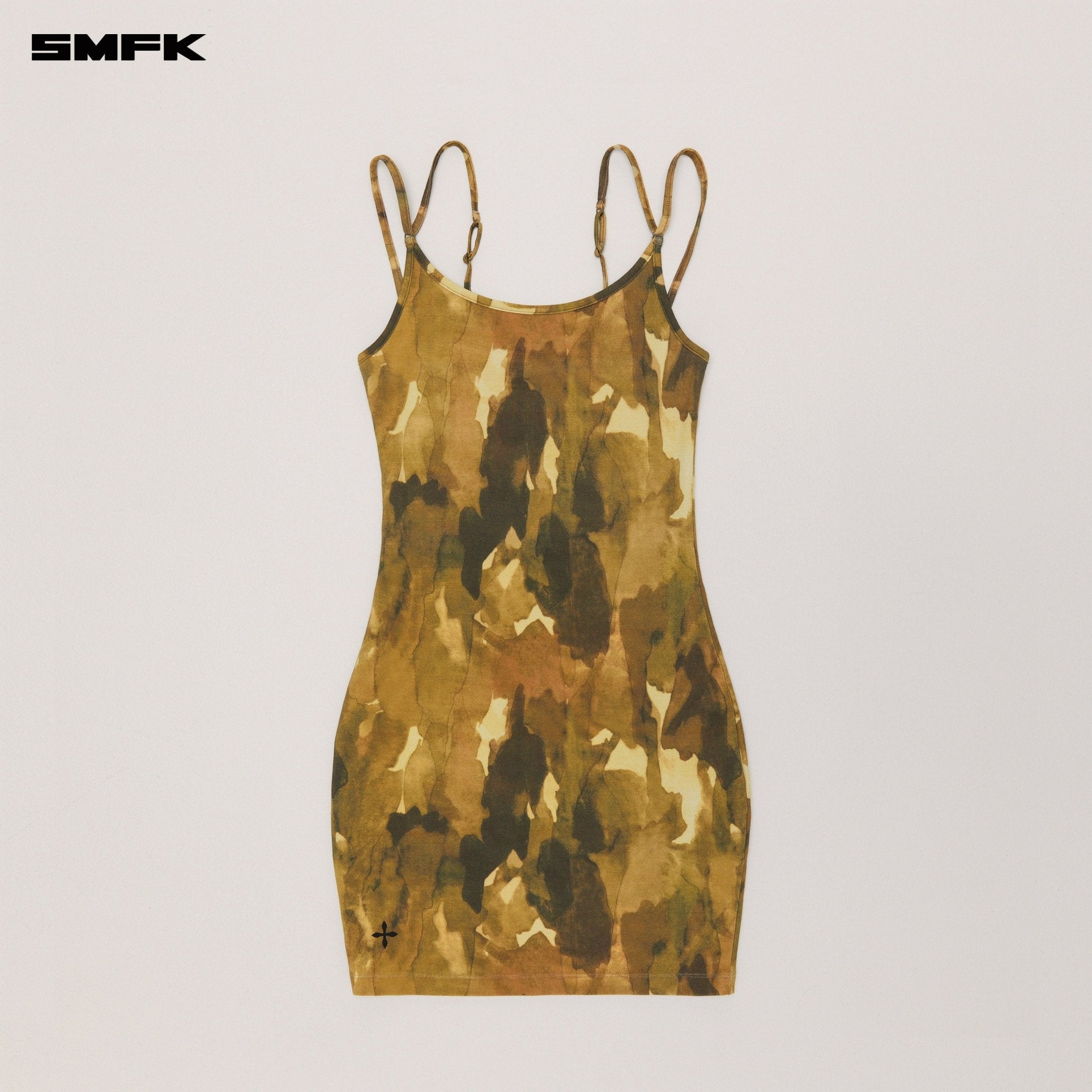 SMFK Vintage Hurricane Fade Short Dress In Chinese Ink Camouflage | MADAX