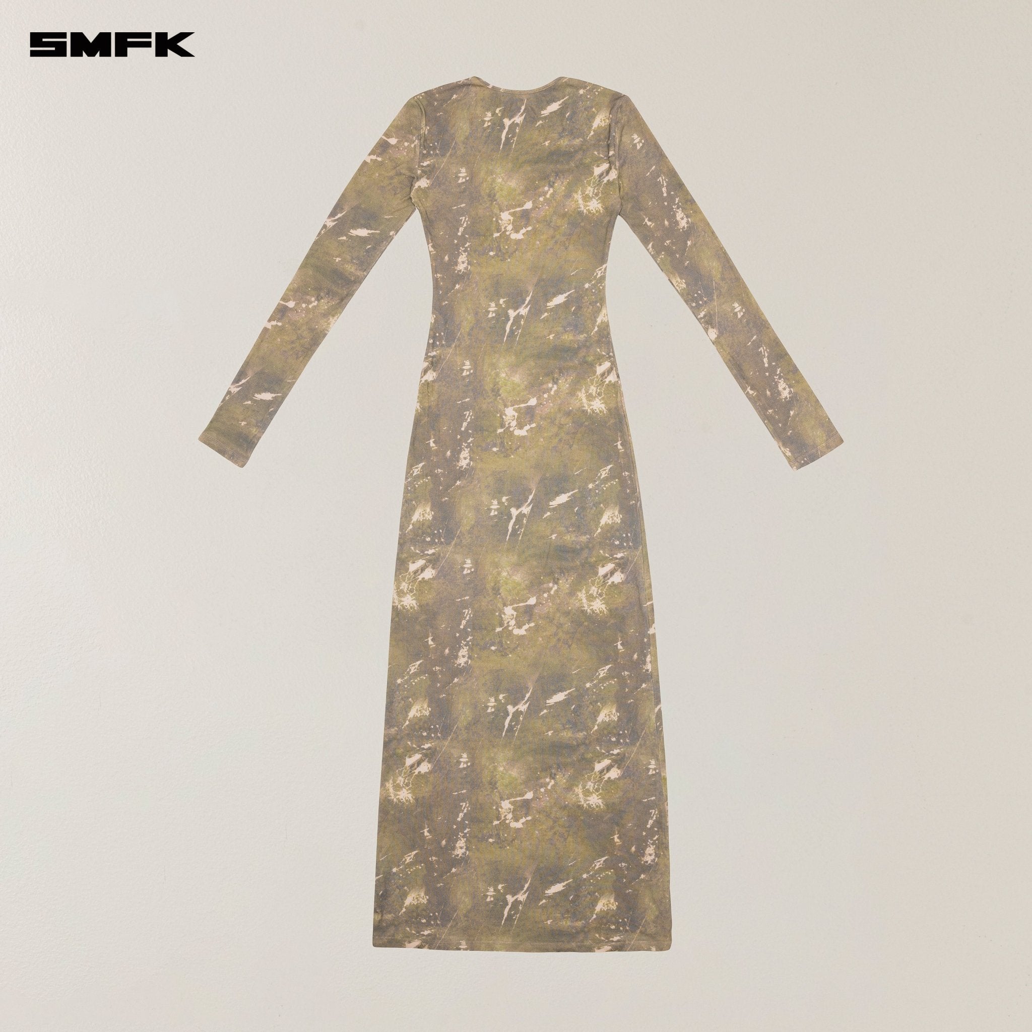 SMFK Vintage Hurricane Silk Fade Body Dress In Camouflage | MADAX