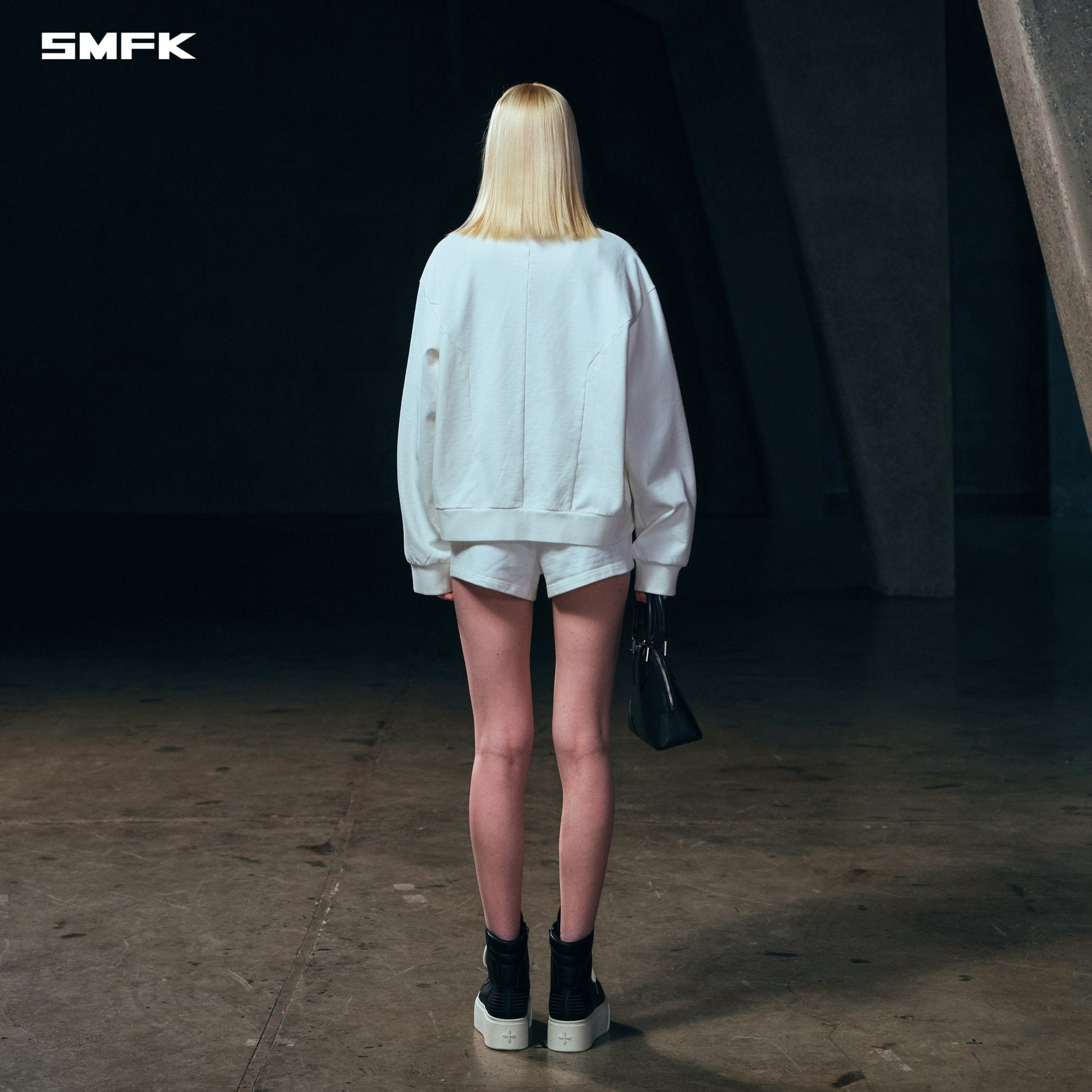 SMFK Vintage Muse Tower Sports Pants In Cloud White | MADAX