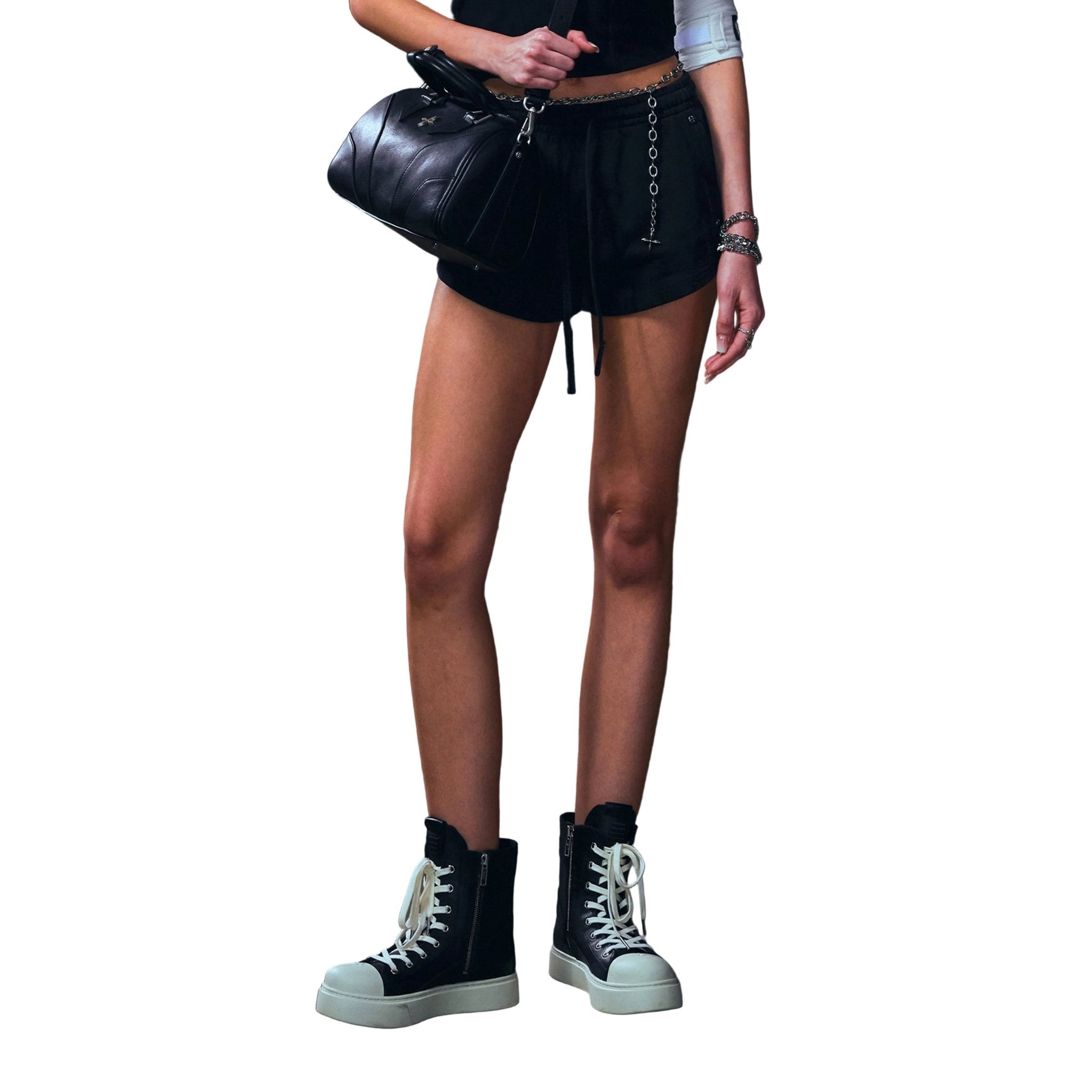 SMFK Vintage Muse Tower Sports Pants In Vanish Black | MADAX