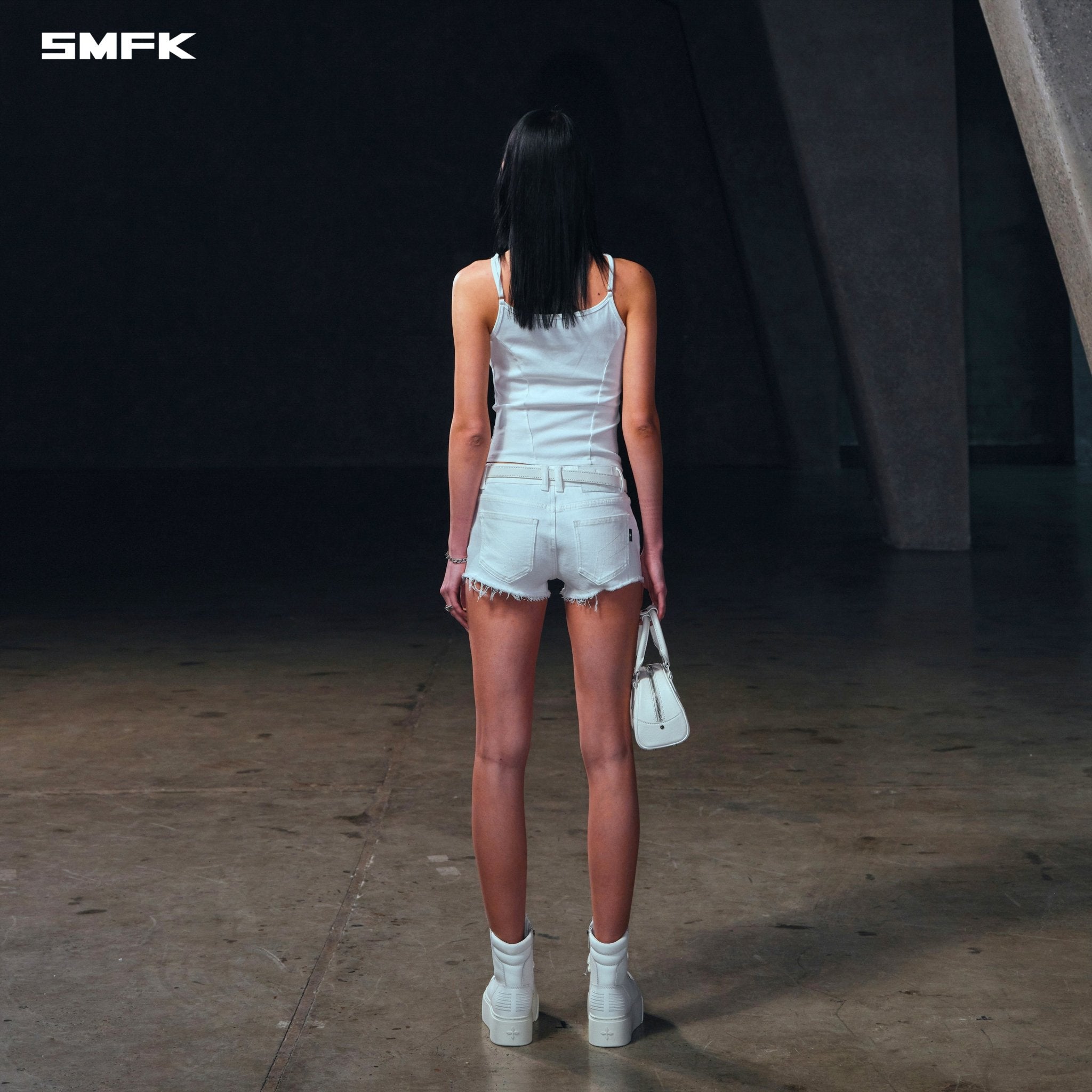 SMFK Vintage Rove Fade Camisole In White | MADAX