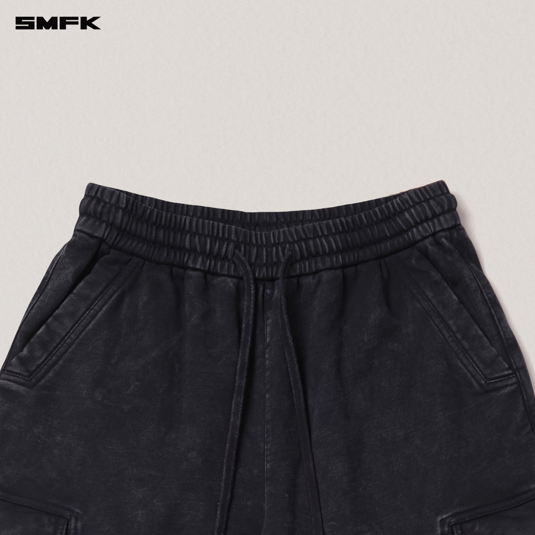 SMFK Vintage - Safari Loose Sports Pants In Wild Black | MADAX