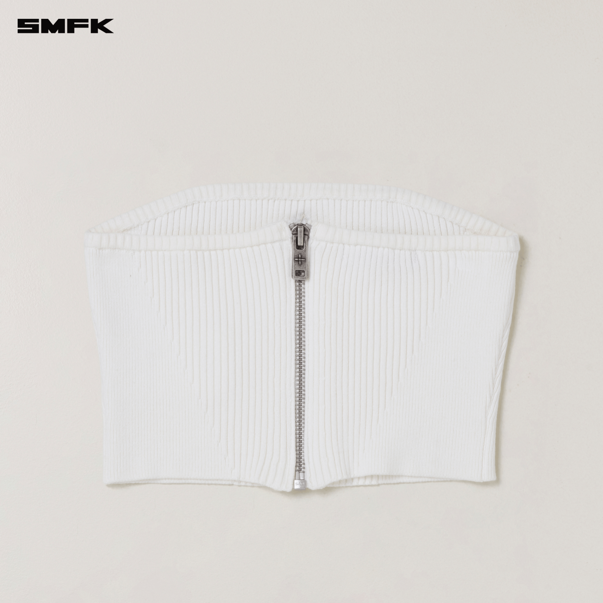 SMFK VINTAGE - SAVAGE KNIT BUSTIER/STONE WASH VANISH WHITE | MADAX