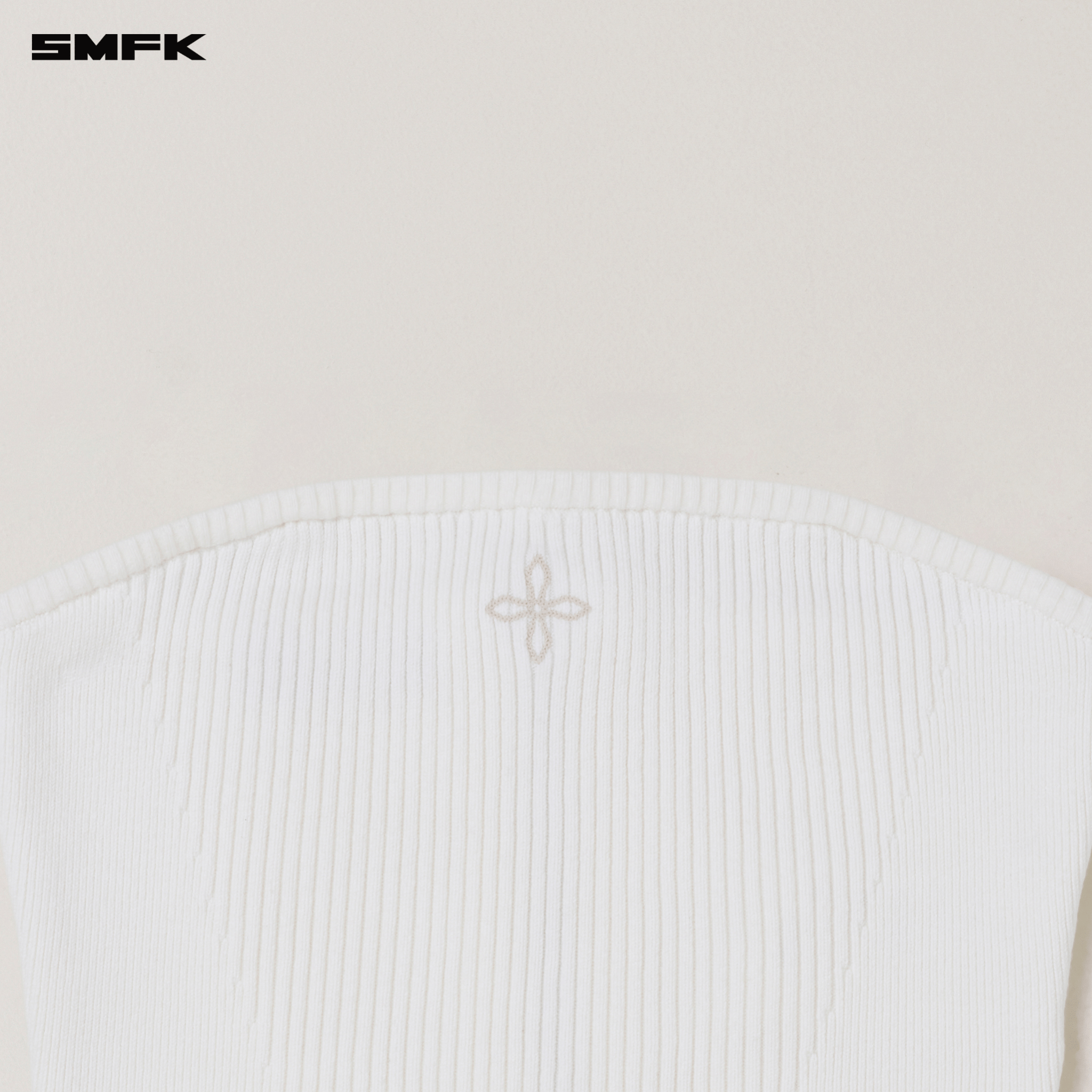 SMFK VINTAGE - SAVAGE KNIT BUSTIER/STONE WASH VANISH WHITE | MADAX