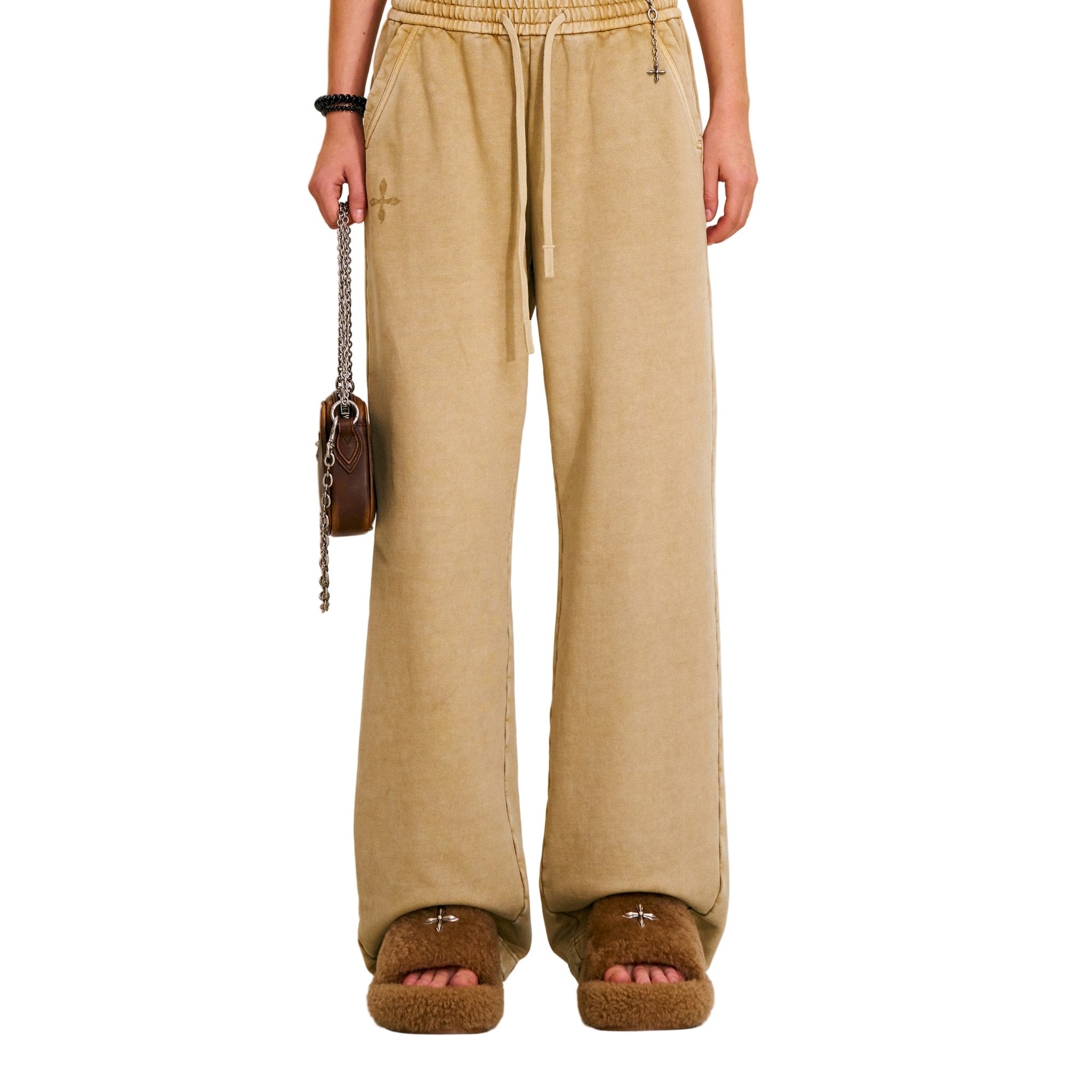 SMFK Vintage - Savage Loose Sports Pants/Fade Dye in Fading Desert | MADAX