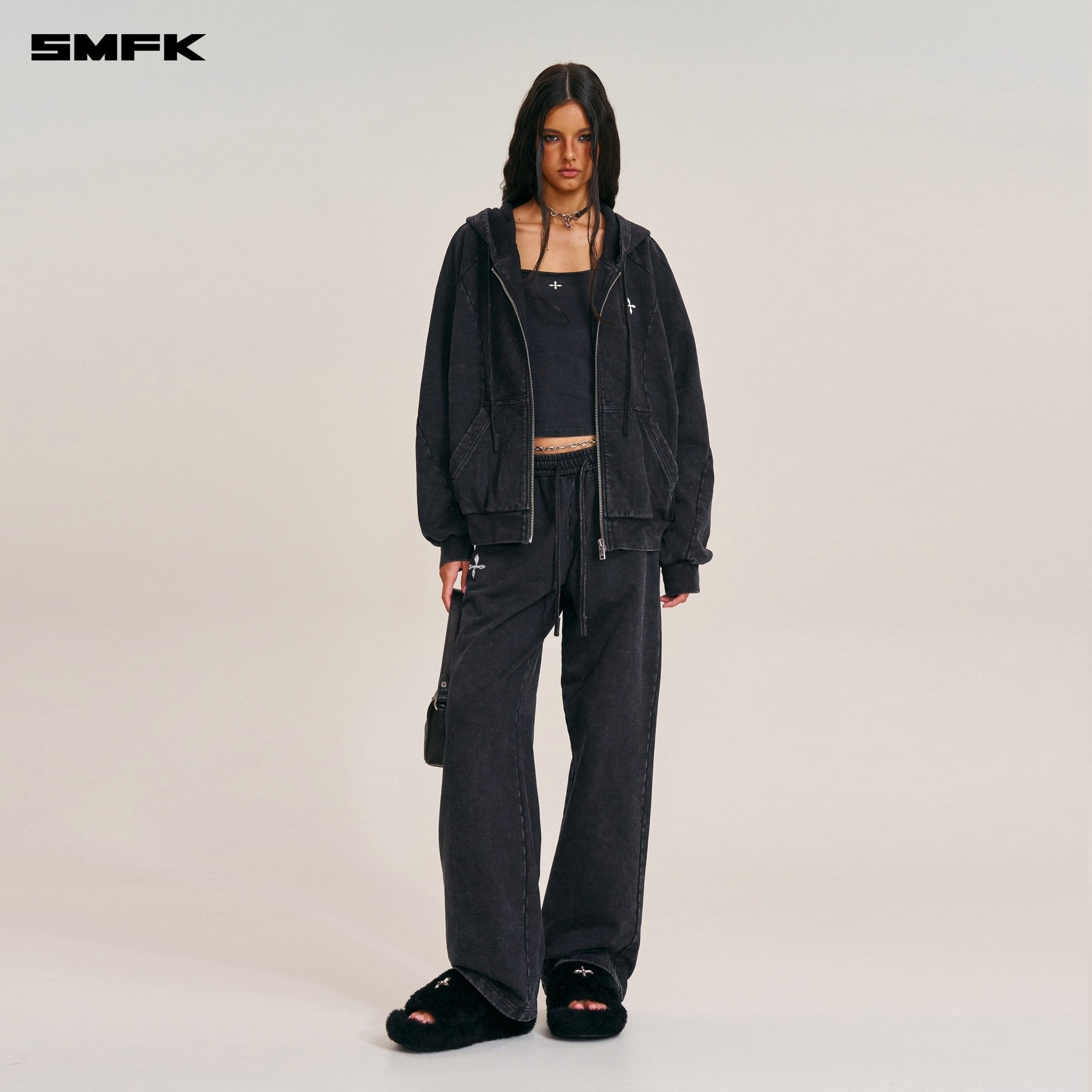 ワイルドレトロワイドボディスポーツジップパーカーウィルダネス