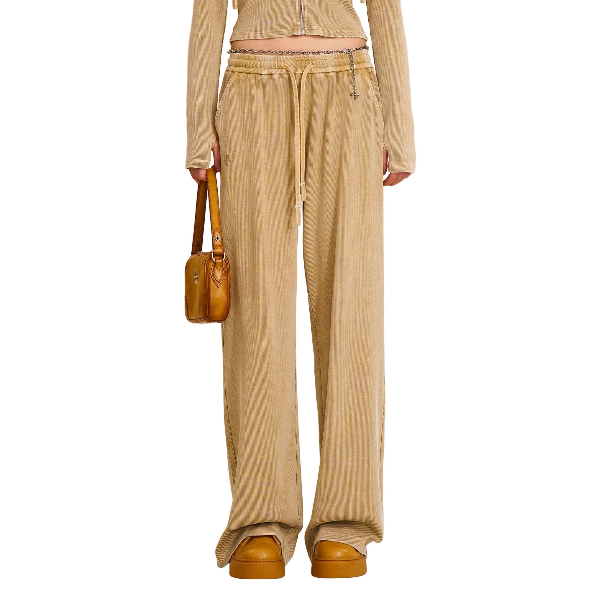 SMFK Vintage - Savage Straight Sports Pants/Fade Dye Fading Desert | MADAX