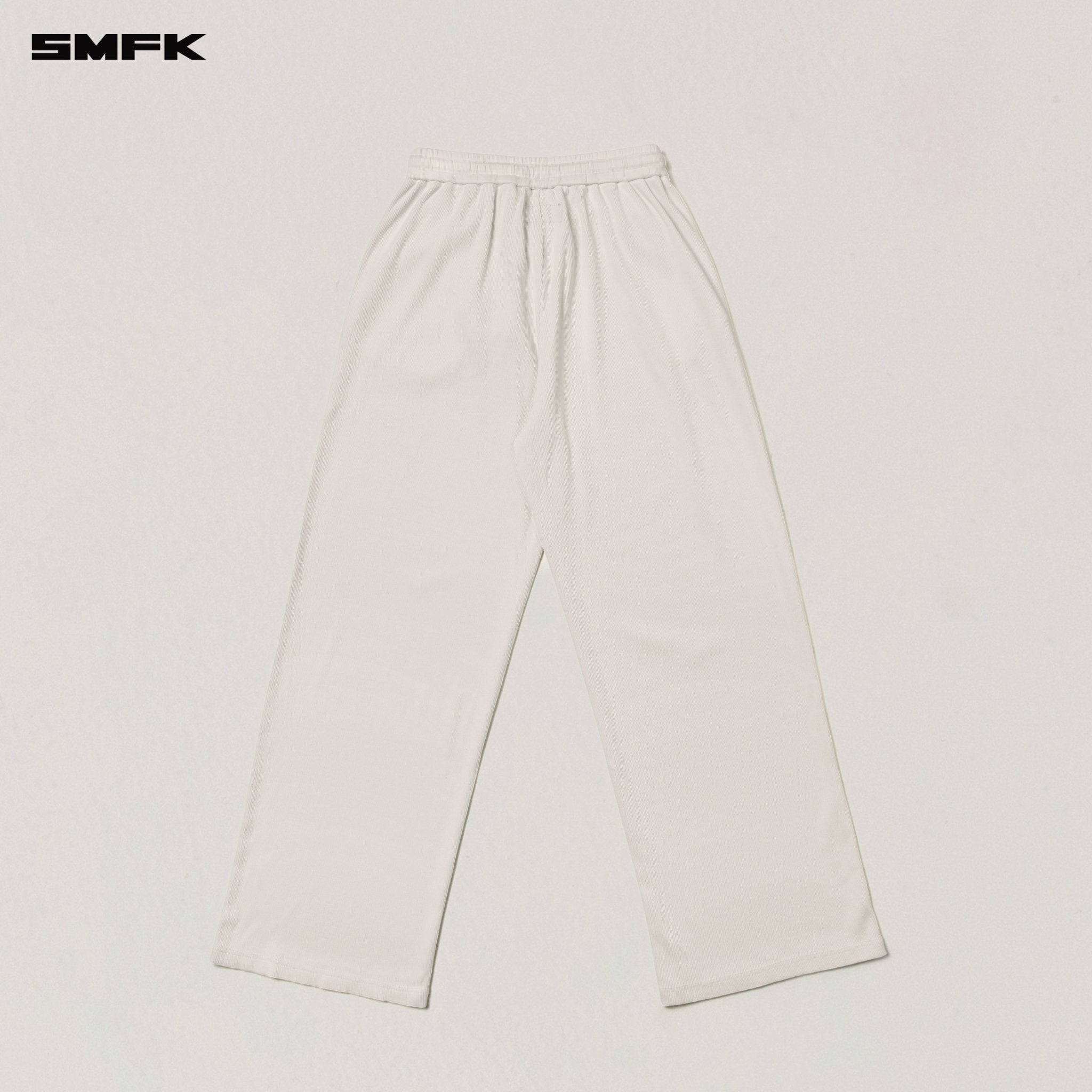 SMFK Vintage - Savage Straight Sports Pants/Fade Dye Snow Mountain White | MADAX