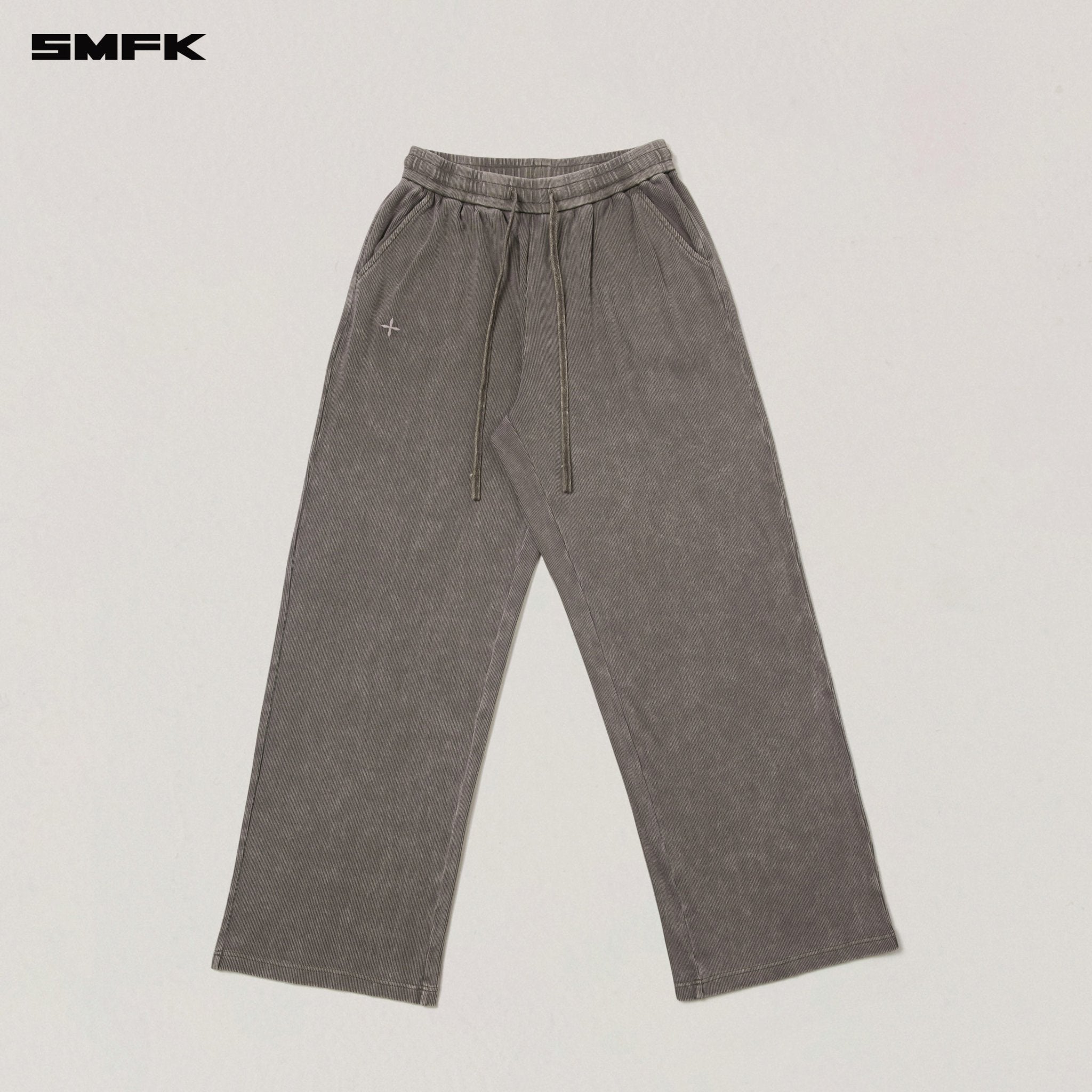 SMFK Vintage - Savage Straight Sports Pants/Fade Dye Wild Brown | MADAX