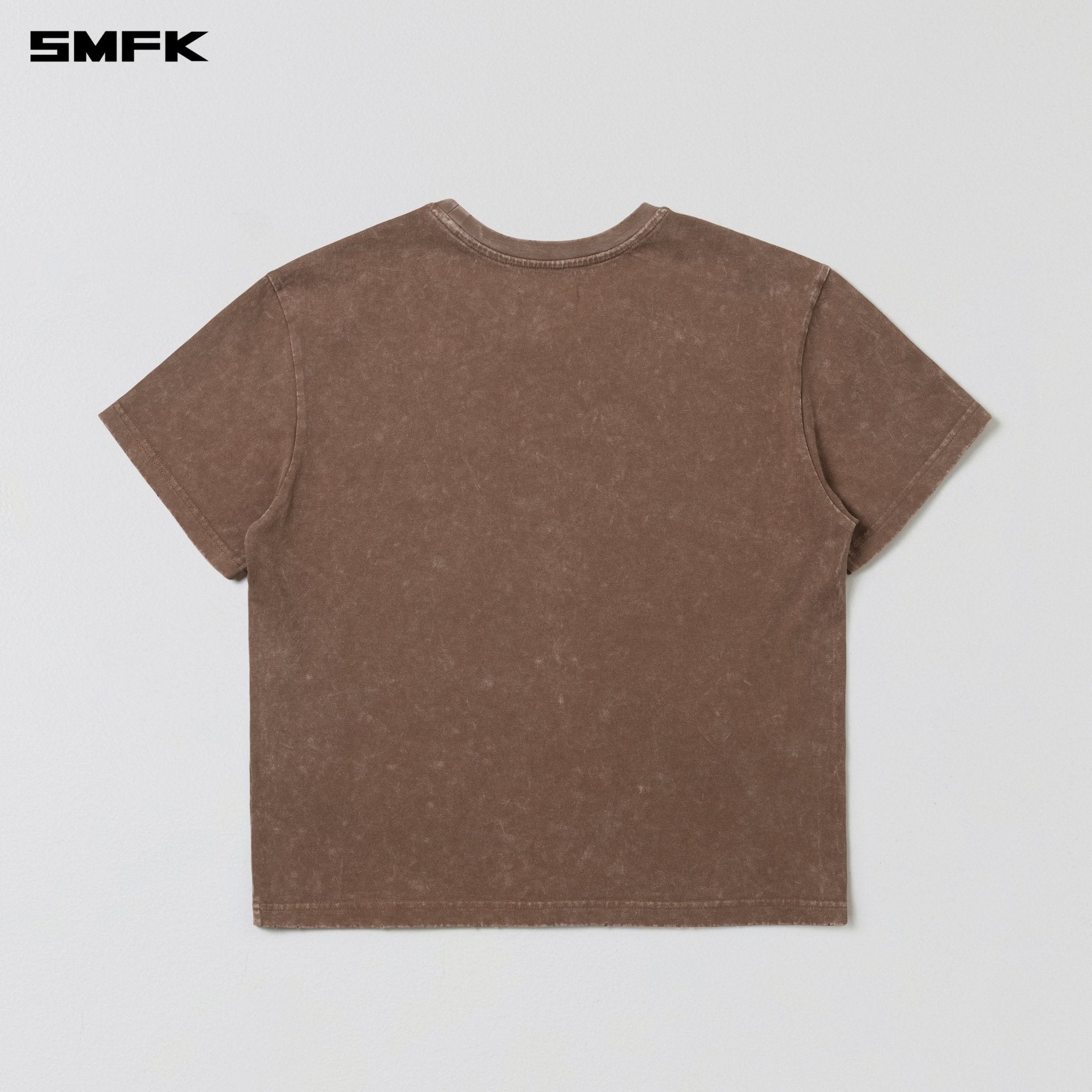 SMFK Vintage - Savage Tee Stone Wash In Brown | MADAX