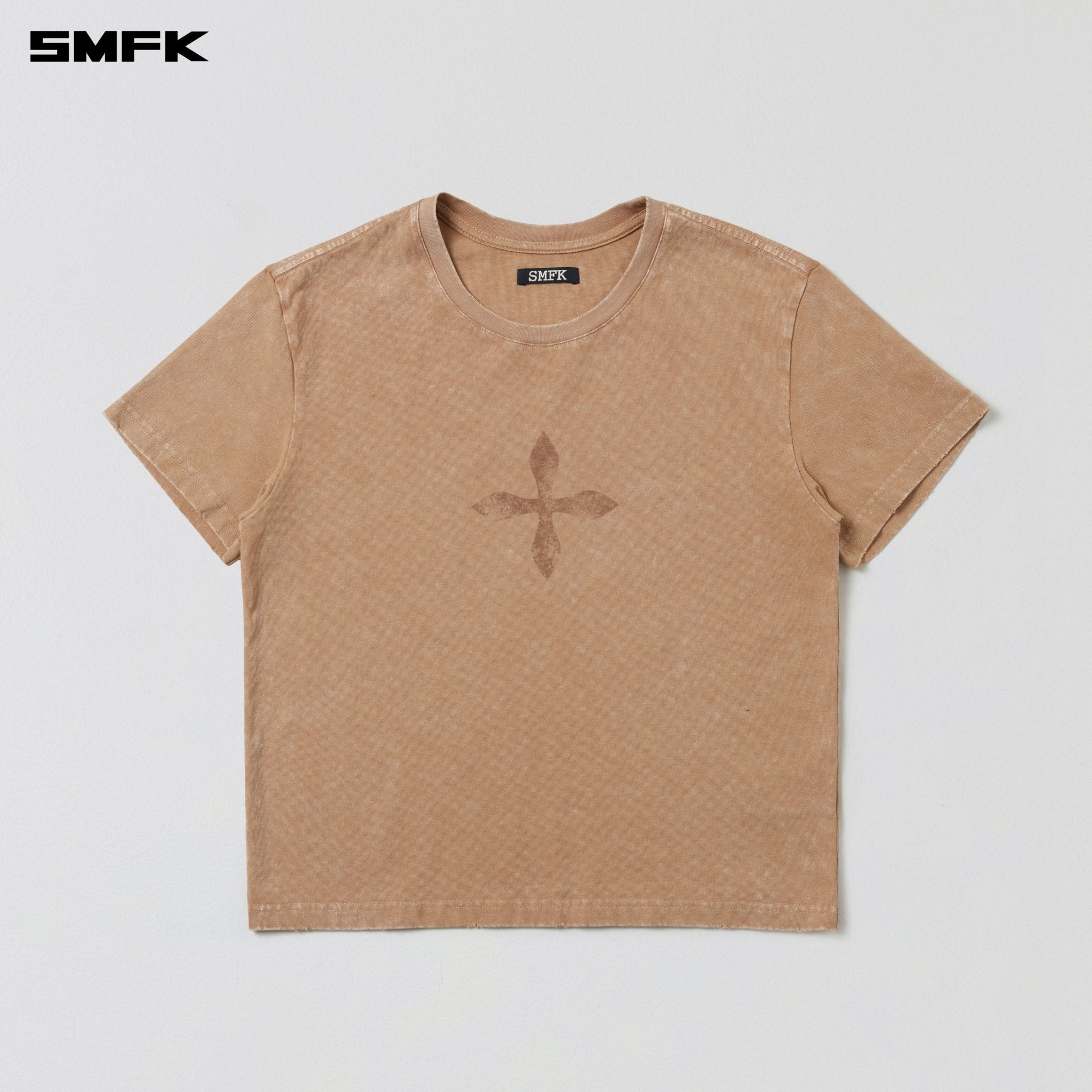SMFK Vintage - Savage Tee Stone Wash In Sand | MADAX