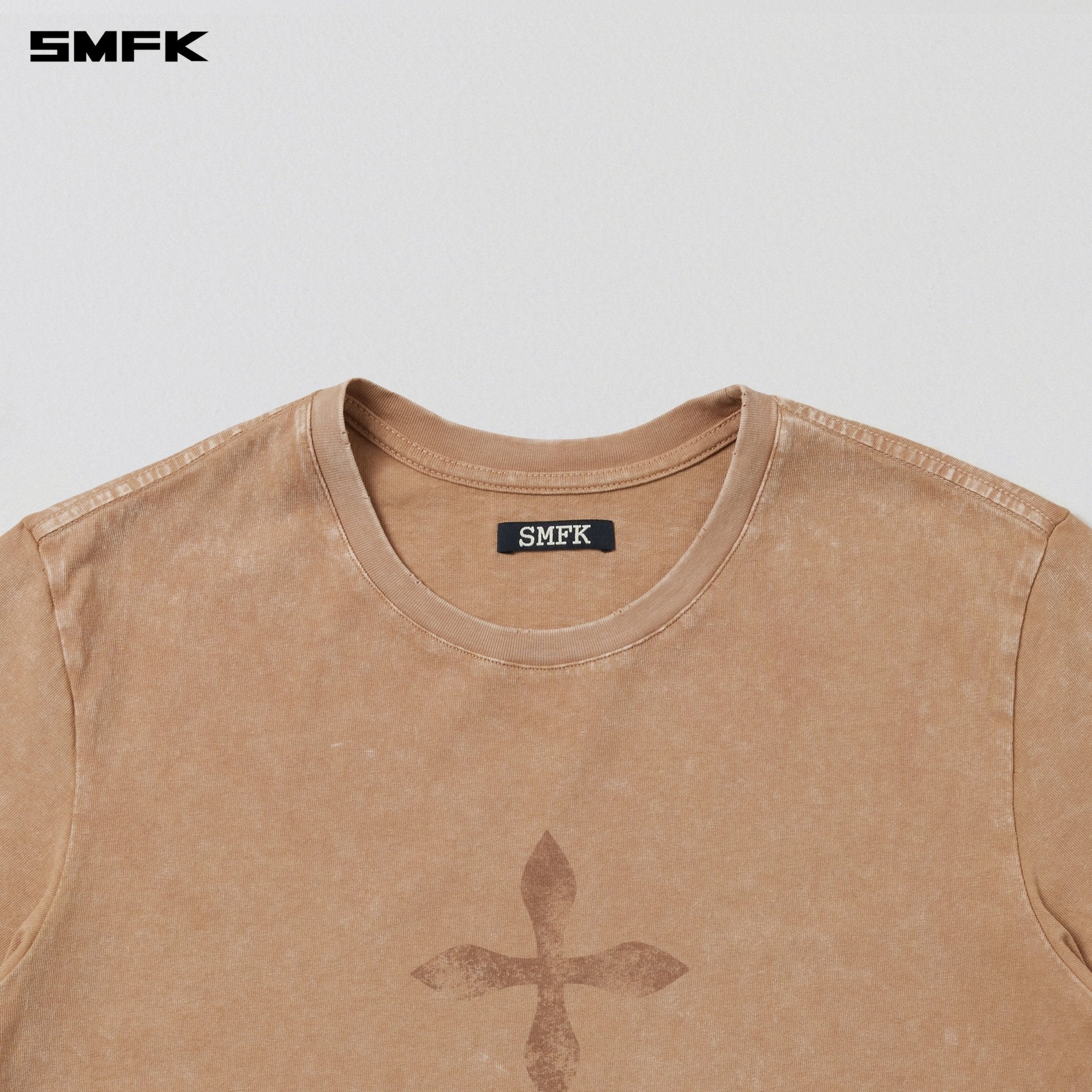 SMFK Vintage - Savage Tee Stone Wash In Sand | MADAX