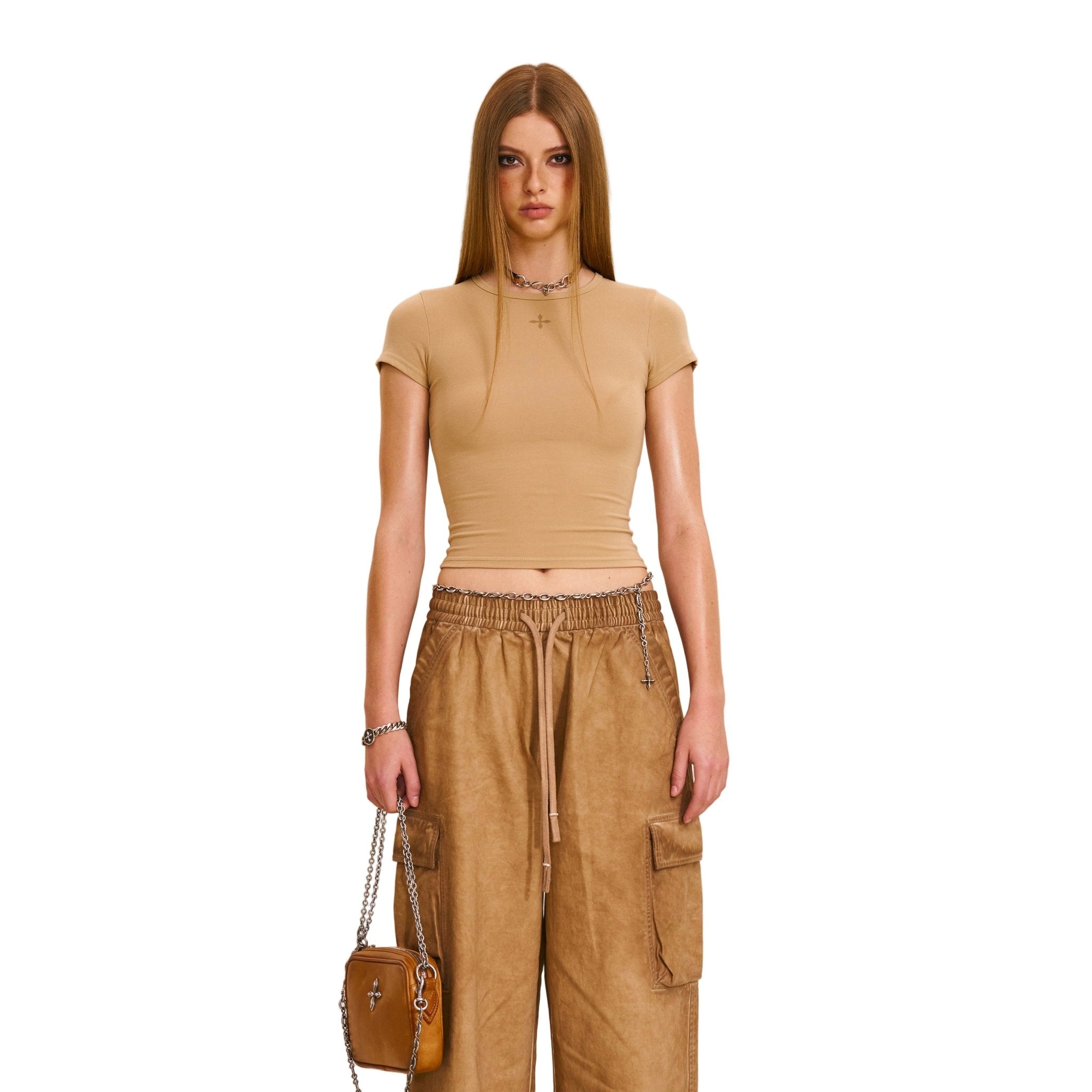 SMFK Vintage Storm Fade Body Tee In Sand | MADAX