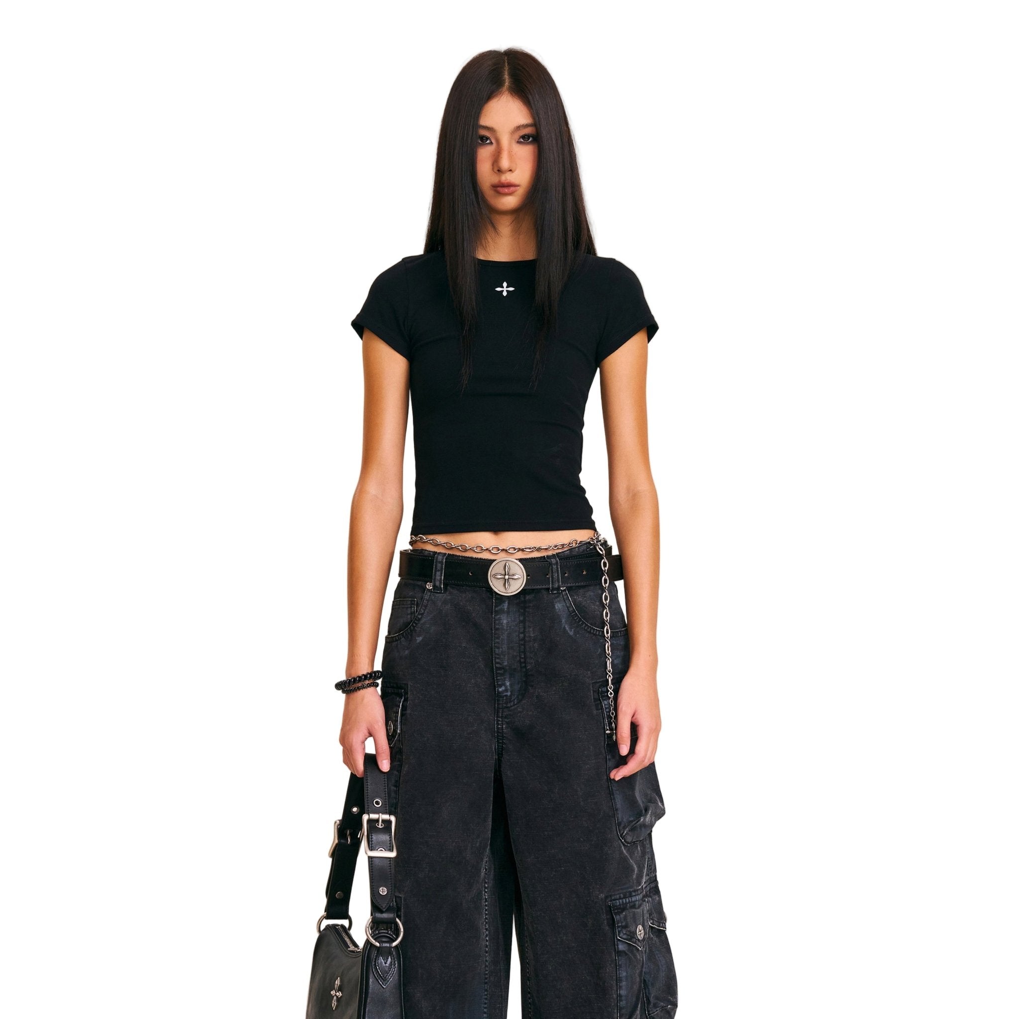 SMFK Vintage Storm Fade Body Tee In Wild Black | MADAX