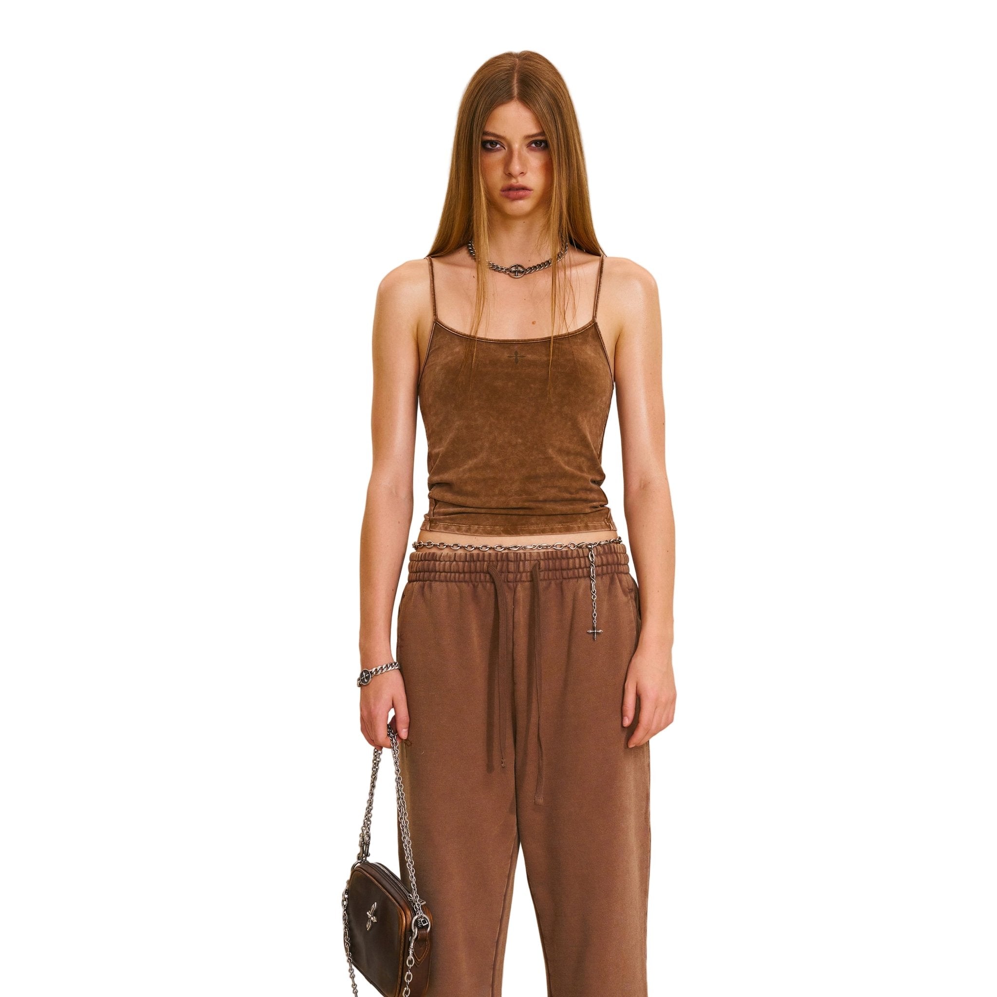 SMFK Vintage Storm Fade Camisole In Vanish Brown | MADAX