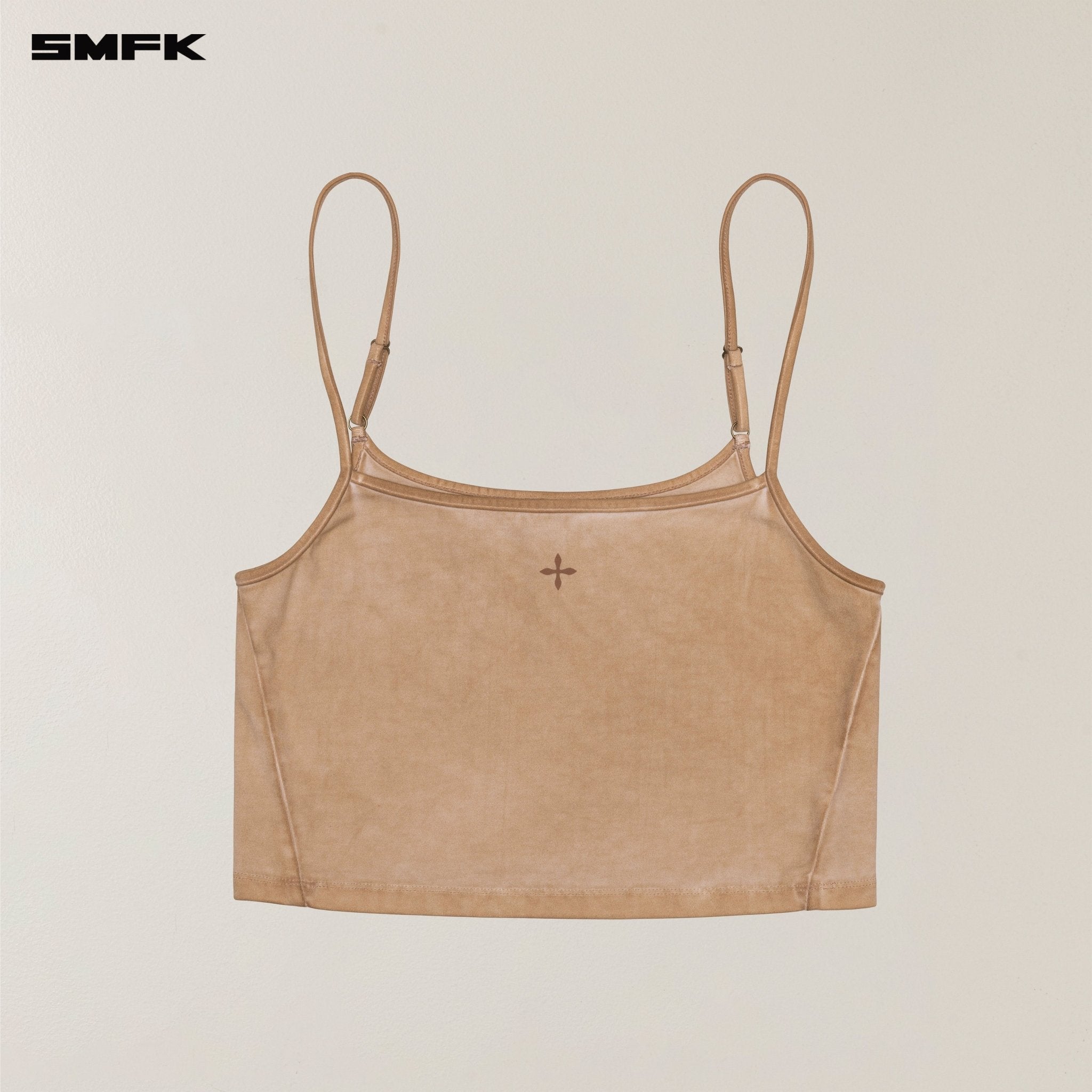 SMFK Vintage Storm Fade Dye Short Camisole In Desert | MADAX