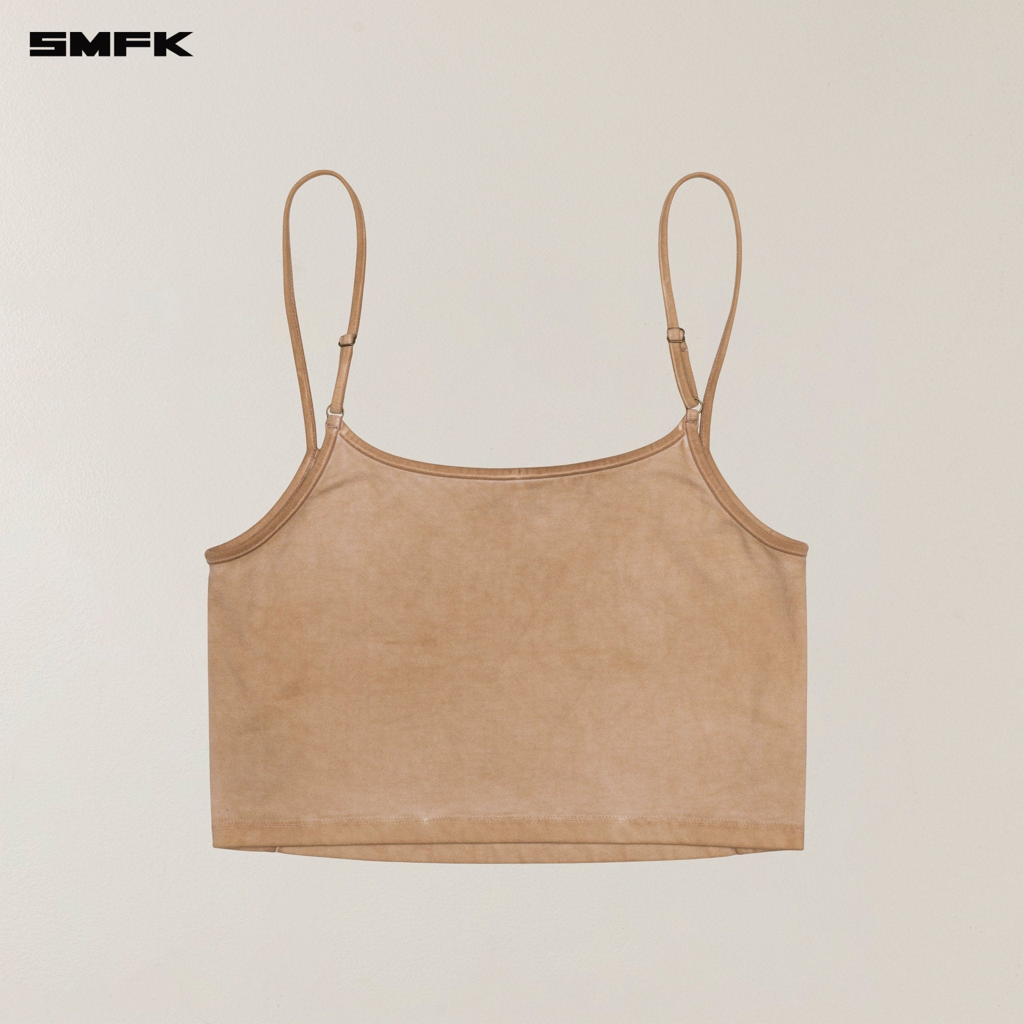 SMFK Vintage Storm Fade Dye Short Camisole In Desert | MADAX