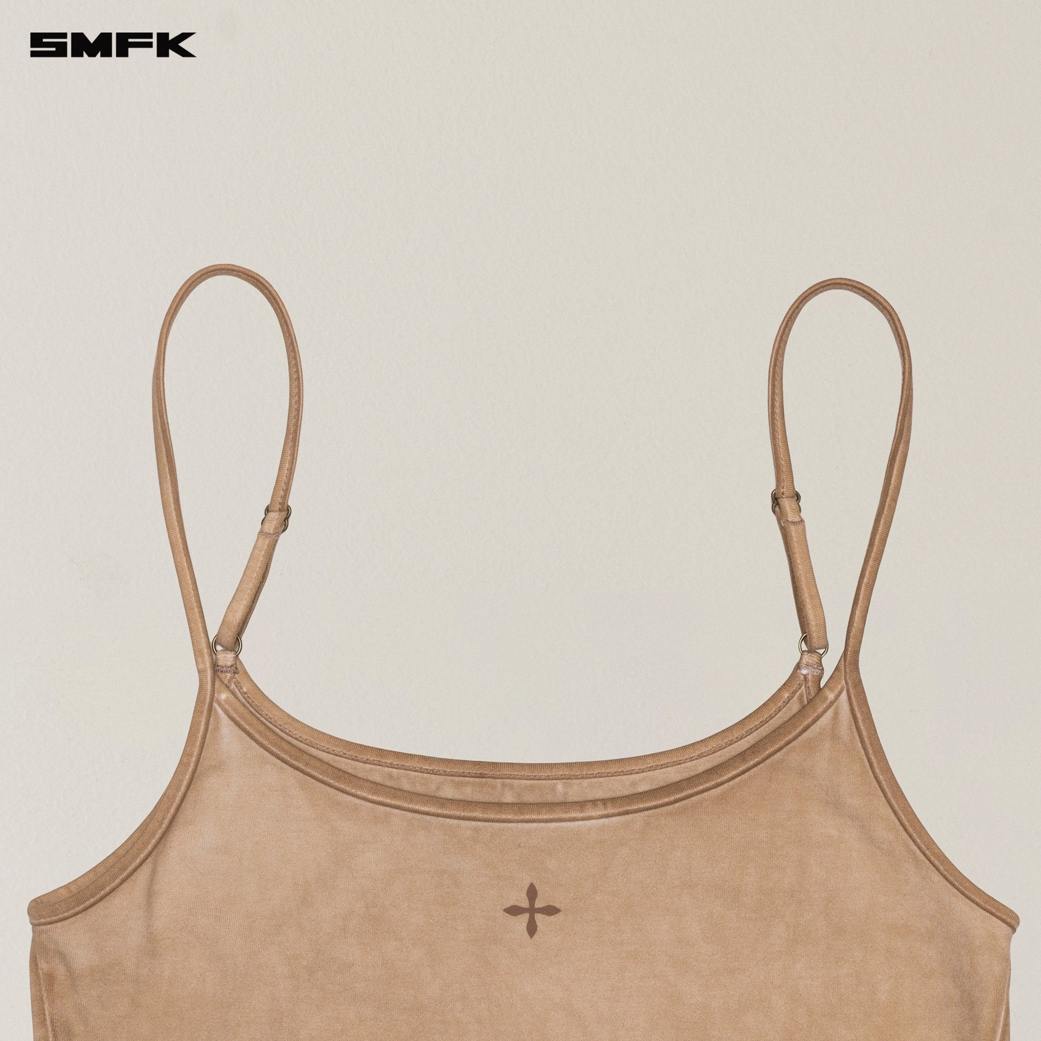 SMFK Vintage Storm Fade Dye Sports Camisole In Desert | MADAX