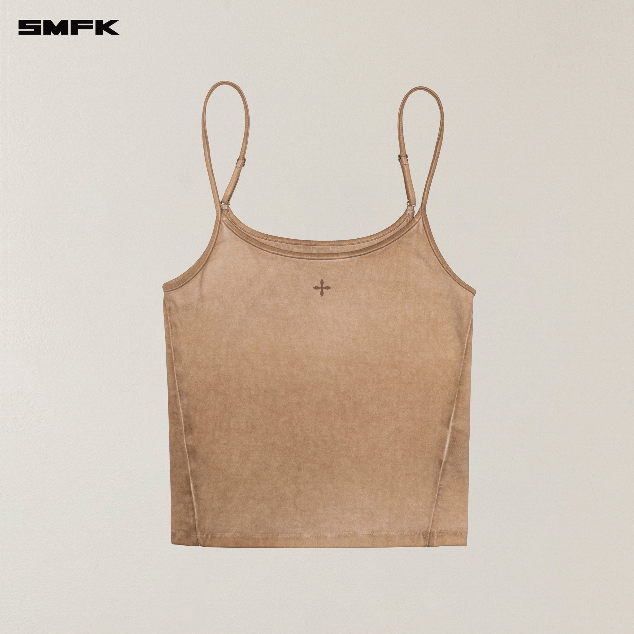 SMFK Vintage Storm Fade Dye Sports Camisole In Desert | MADAX