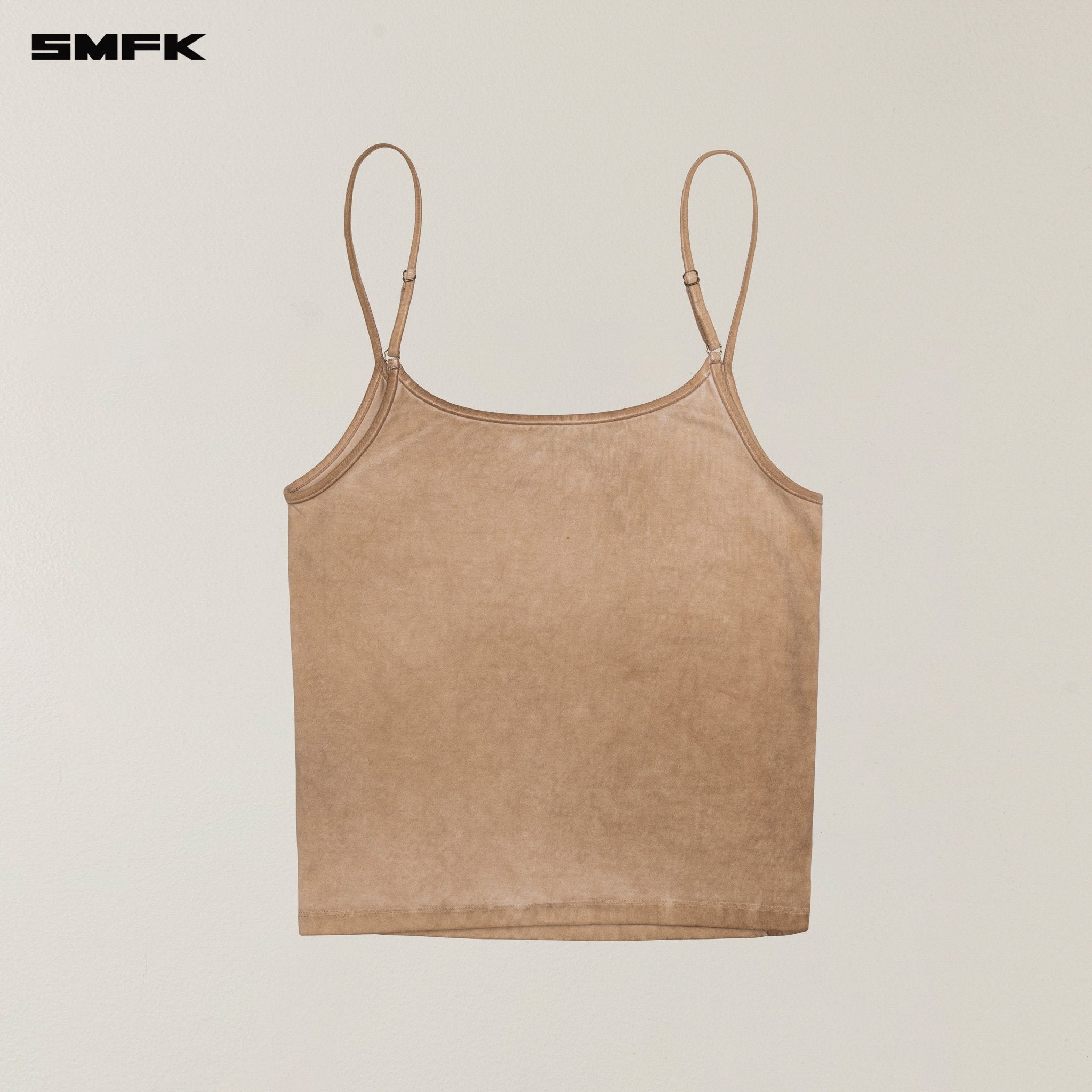 SMFK Vintage Storm Fade Dye Sports Camisole In Desert | MADAX