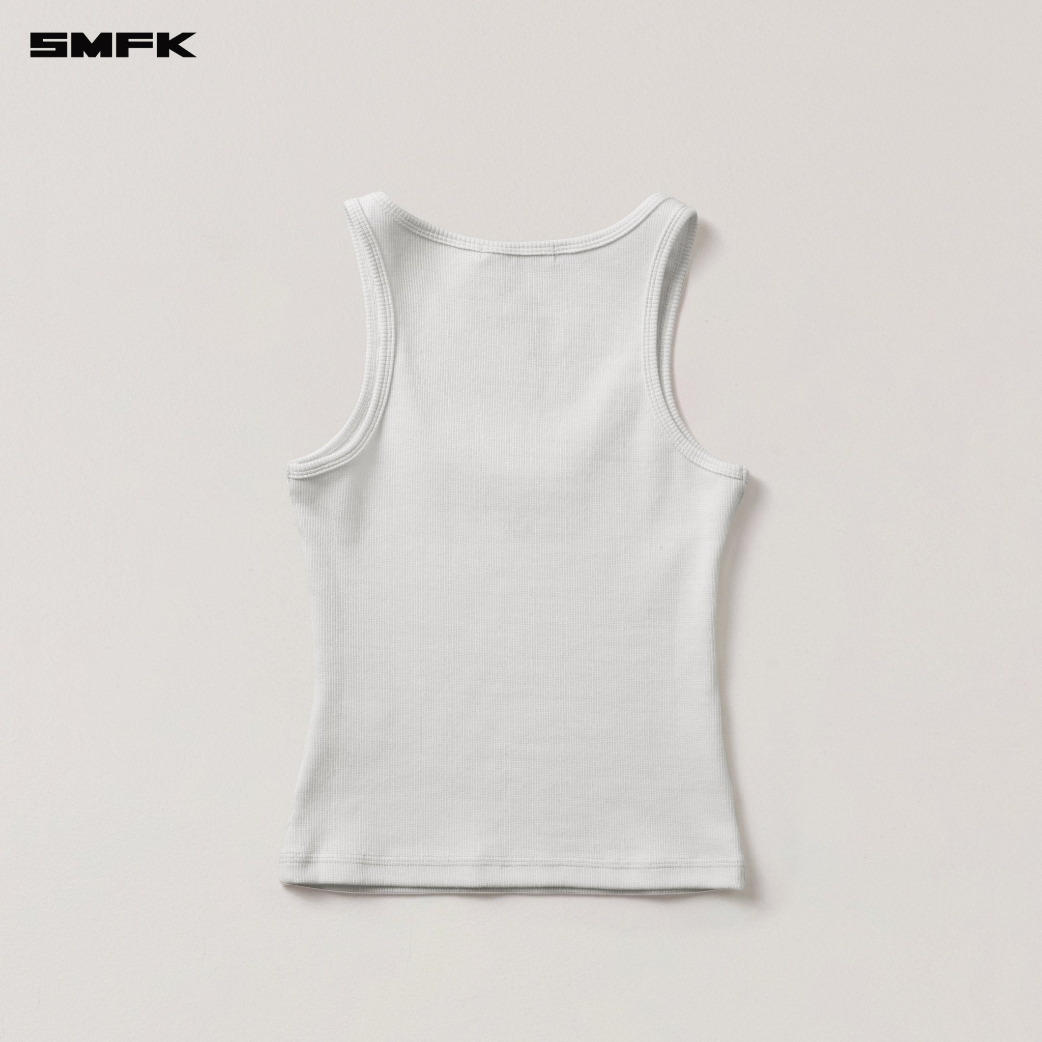 SMFK Vintage Storm Fade Rider Tank In Snow Mountain White | MADAX