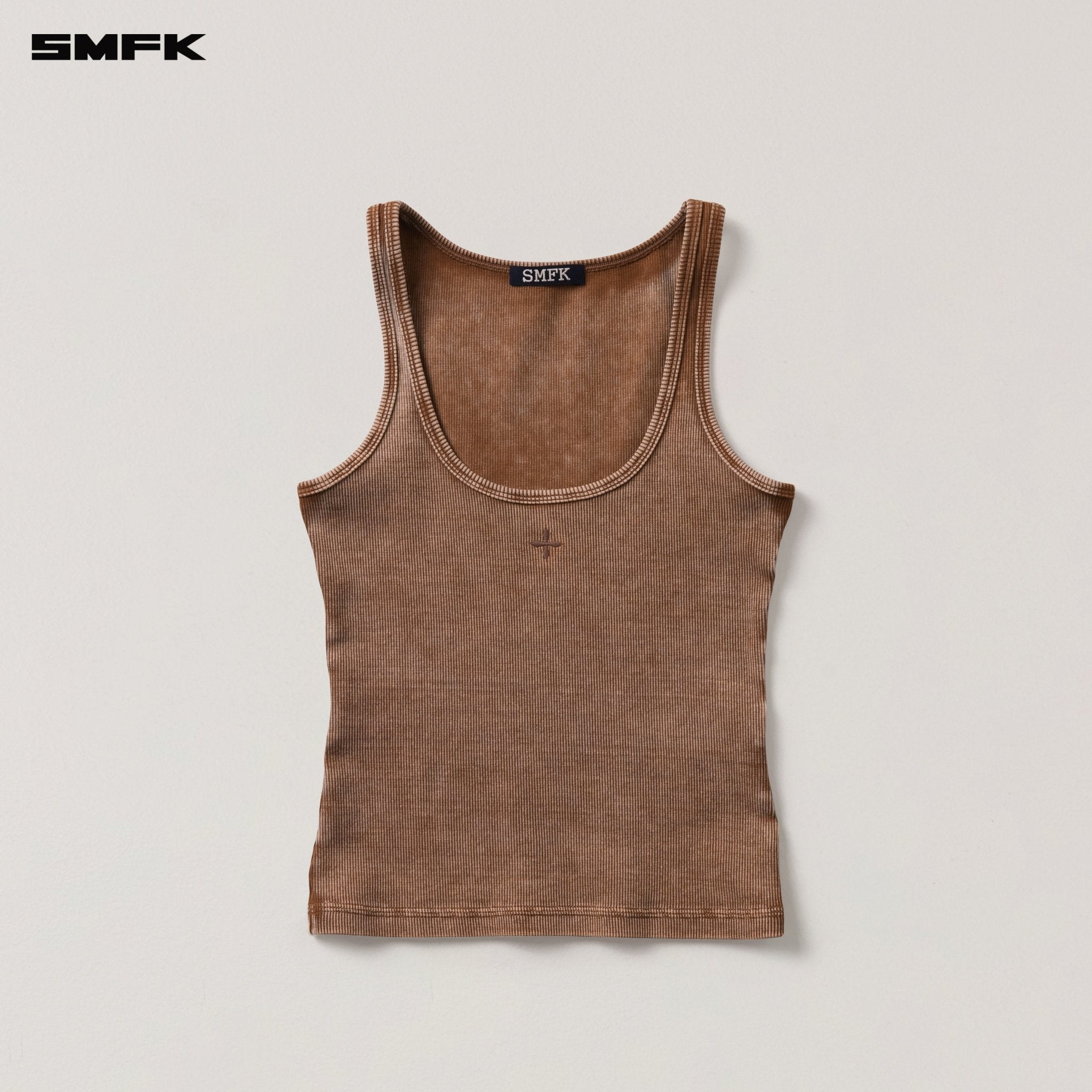 SMFK Vintage Storm Fade Rider Tank In Vanish Brown | MADAX