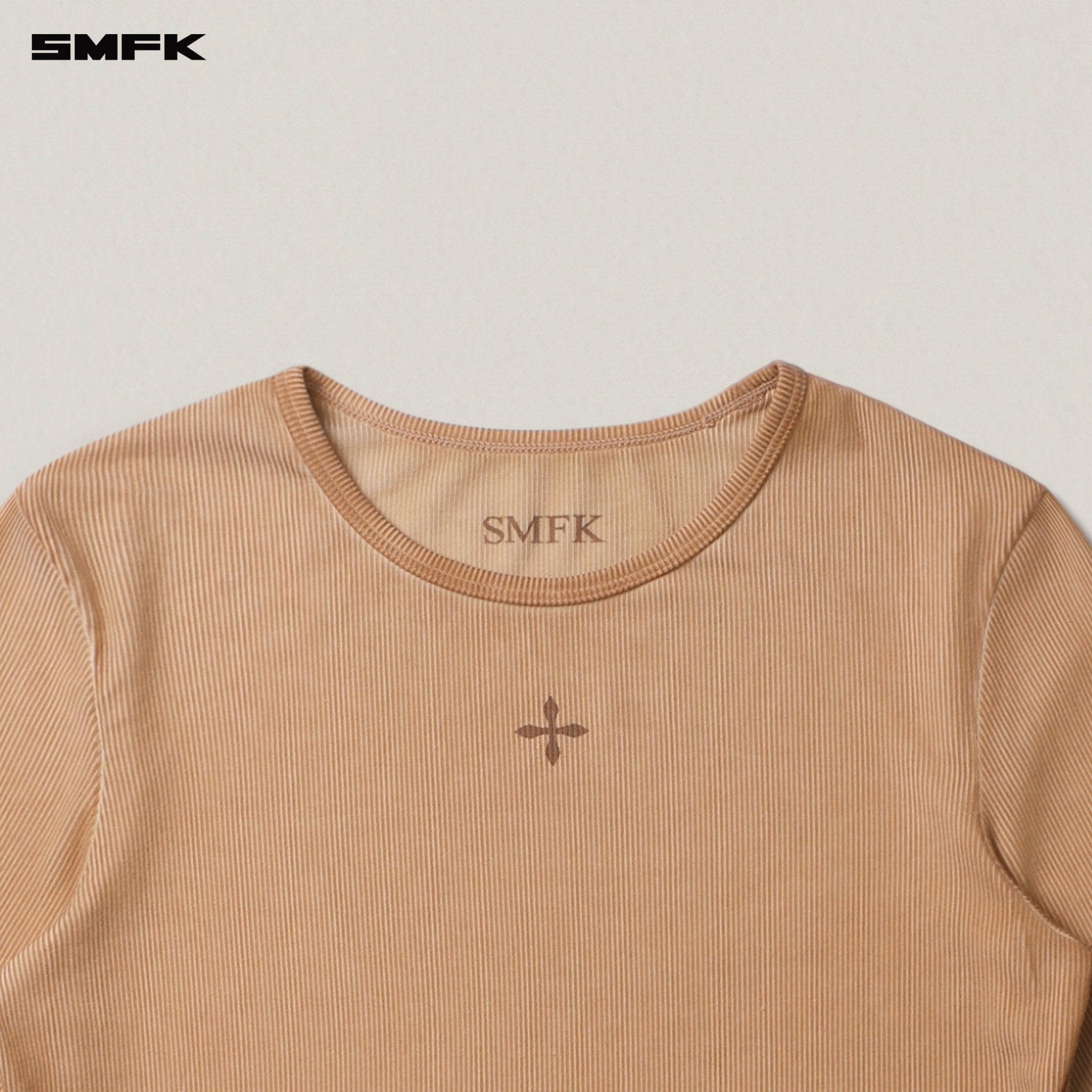 SMFK Vintage - Storm Fade Silk Sports Pullover In Desert | MADAX
