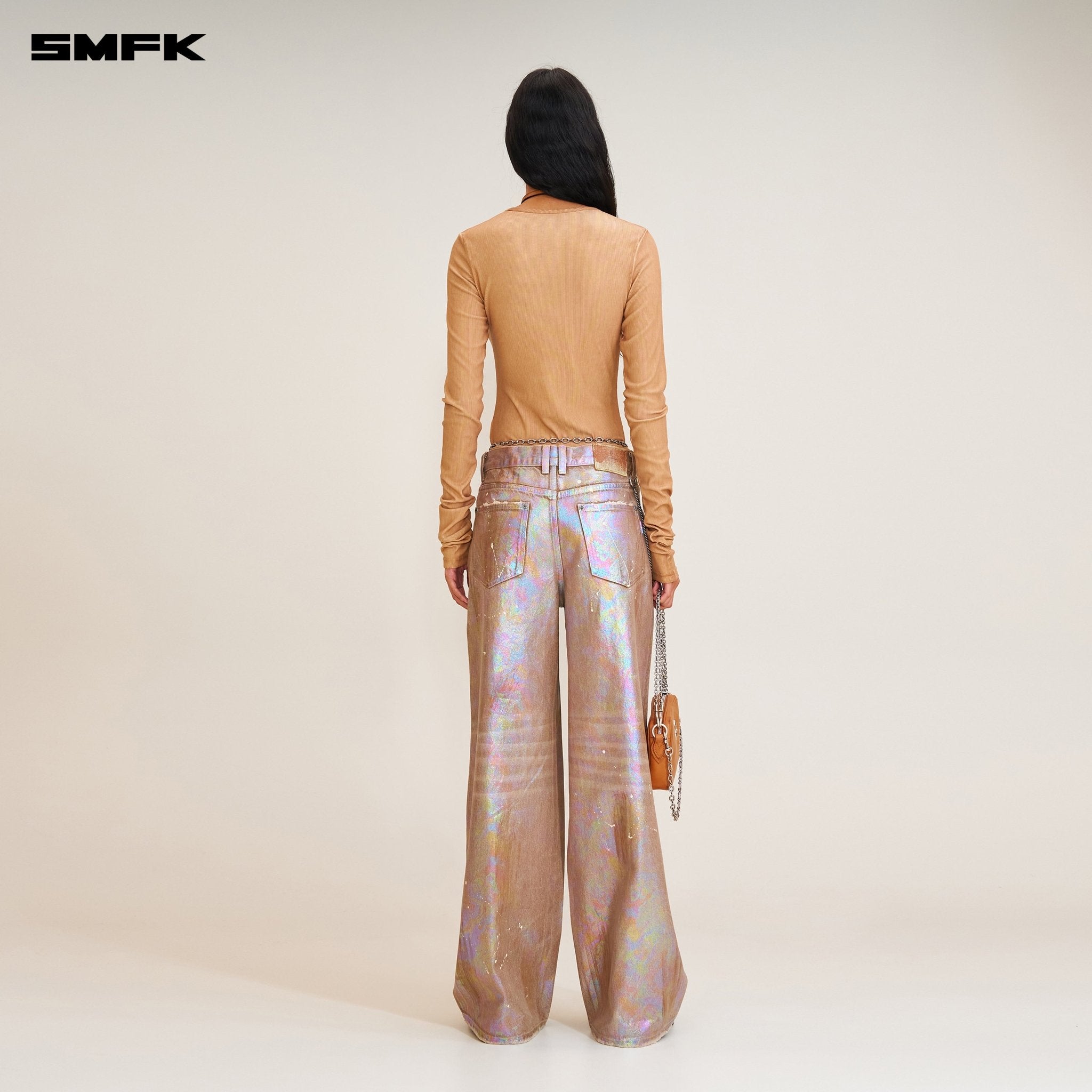 SMFK Vintage - Storm Fade Silk Sports Pullover In Desert | MADAX
